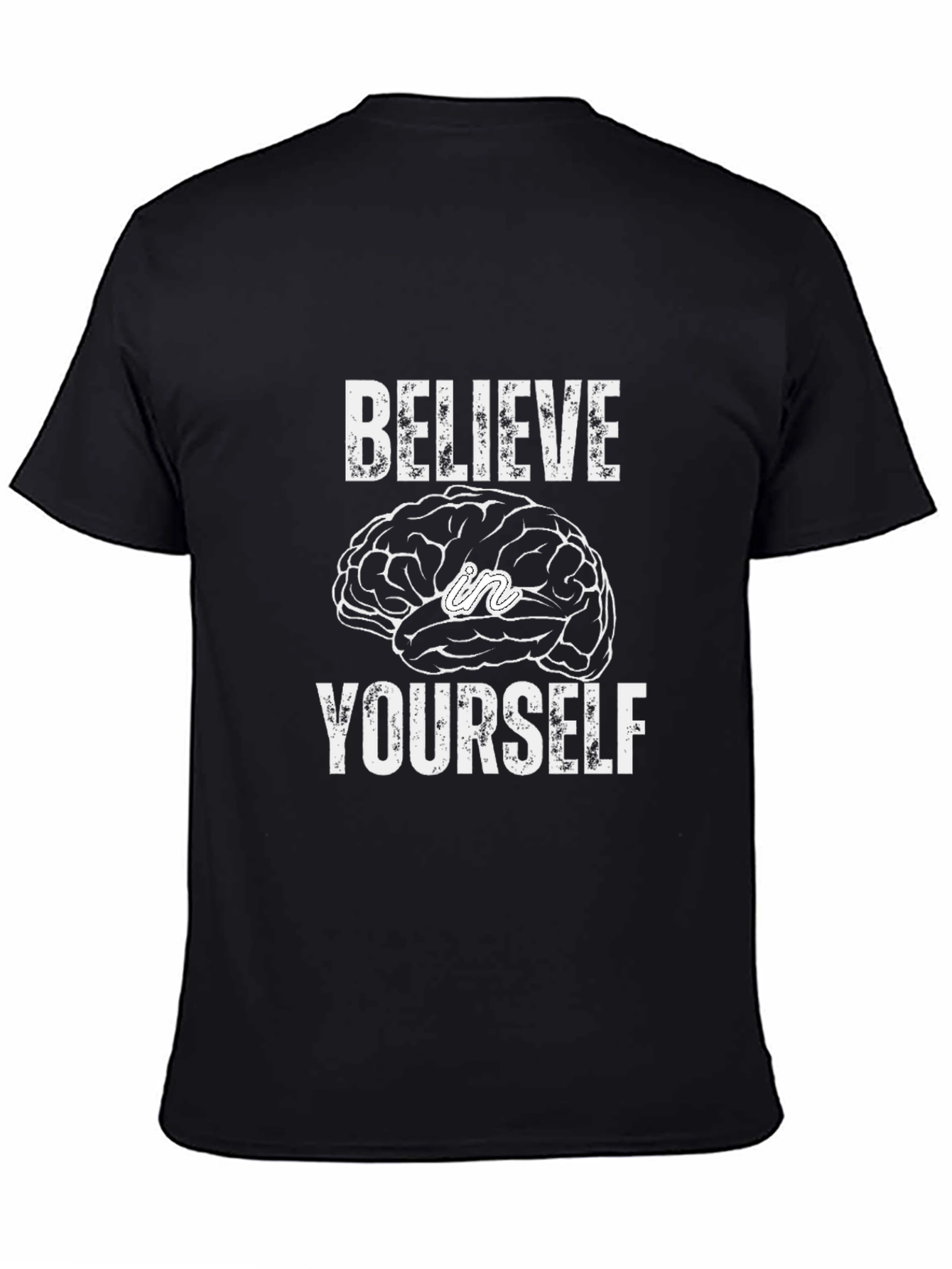 Believe in Yourself Graphic T-Shirt - Black