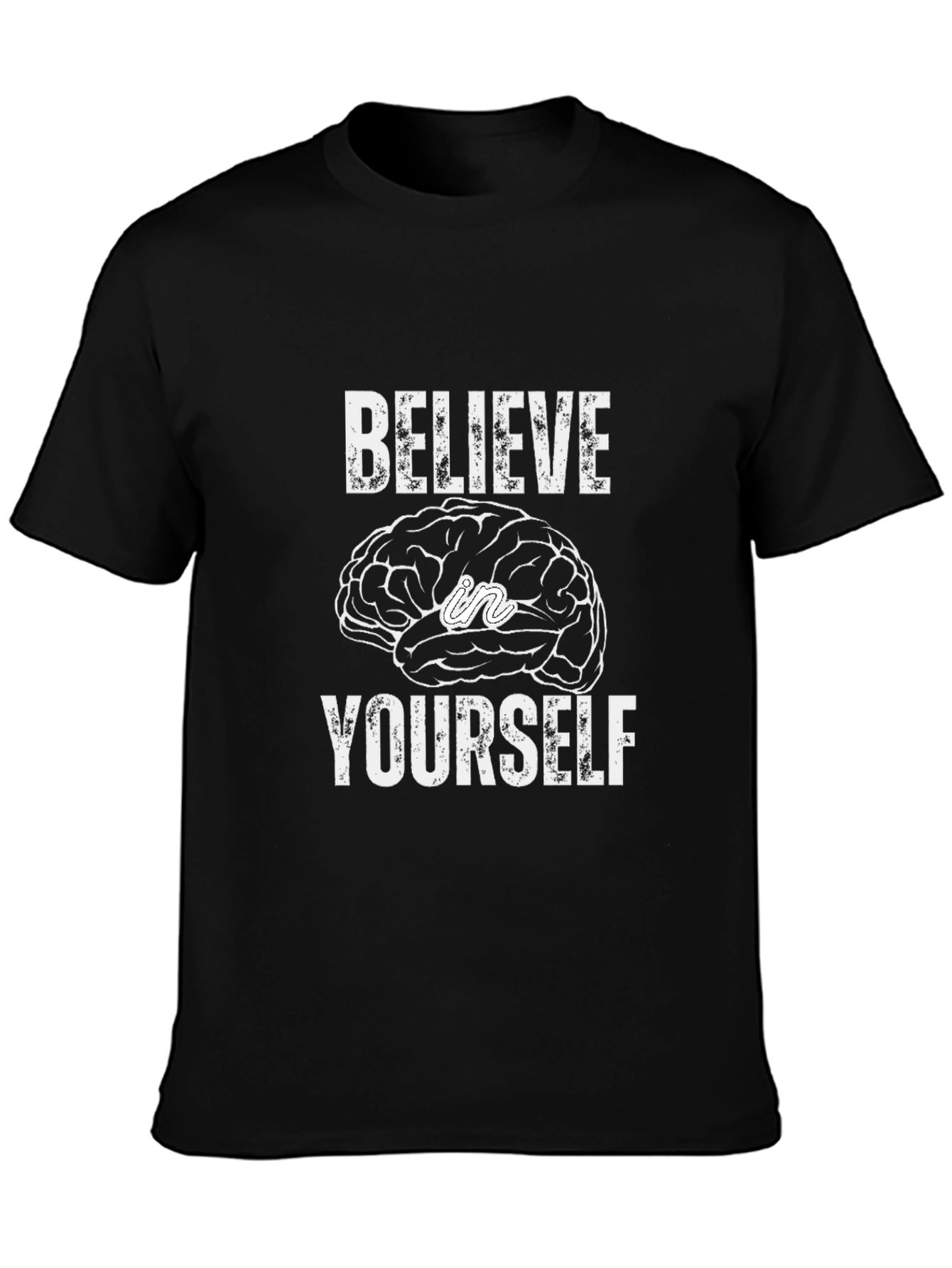 Believe in Yourself Graphic T-Shirt - Black