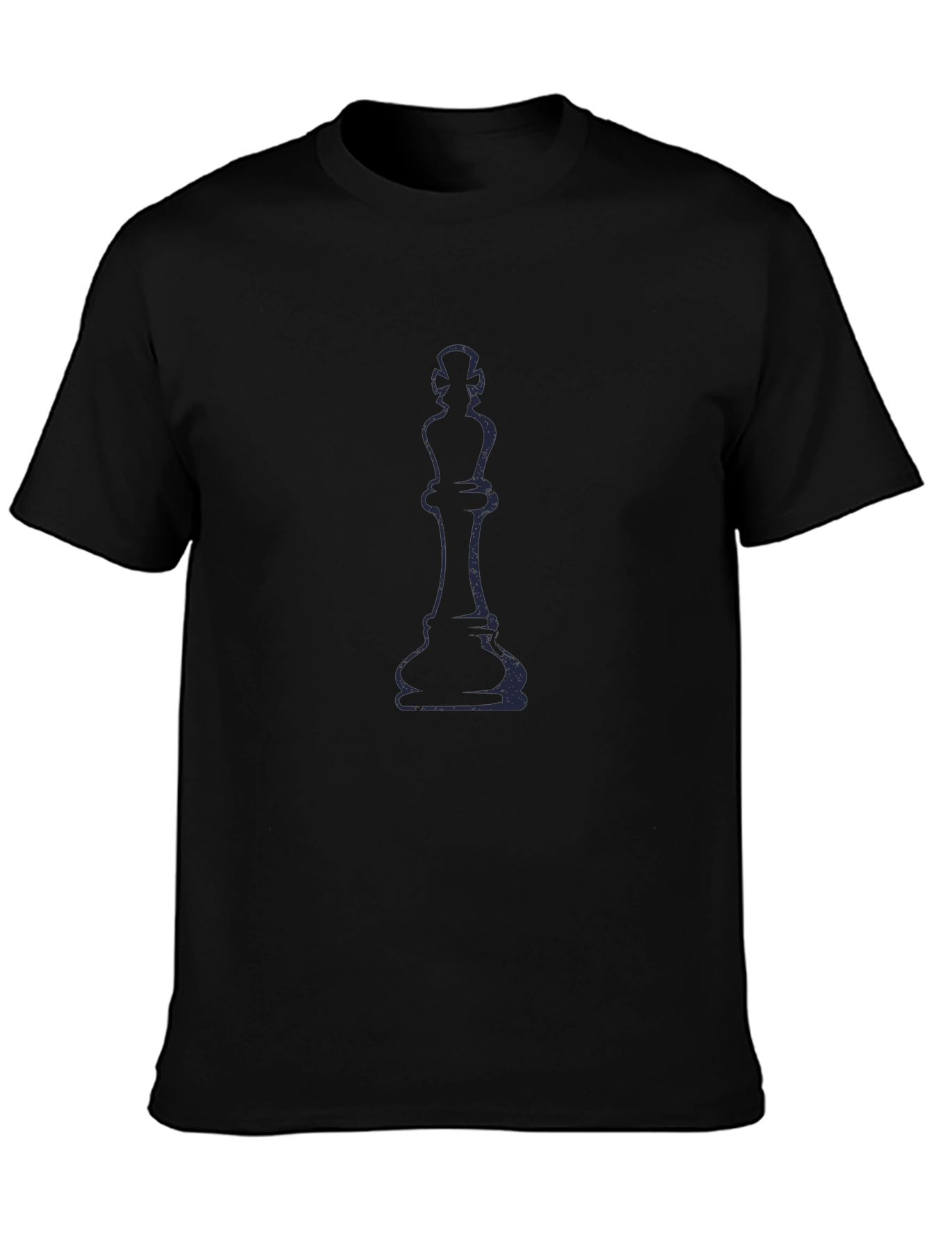 King Chess Piece Graphic Tee - Mens Black T-Shirt