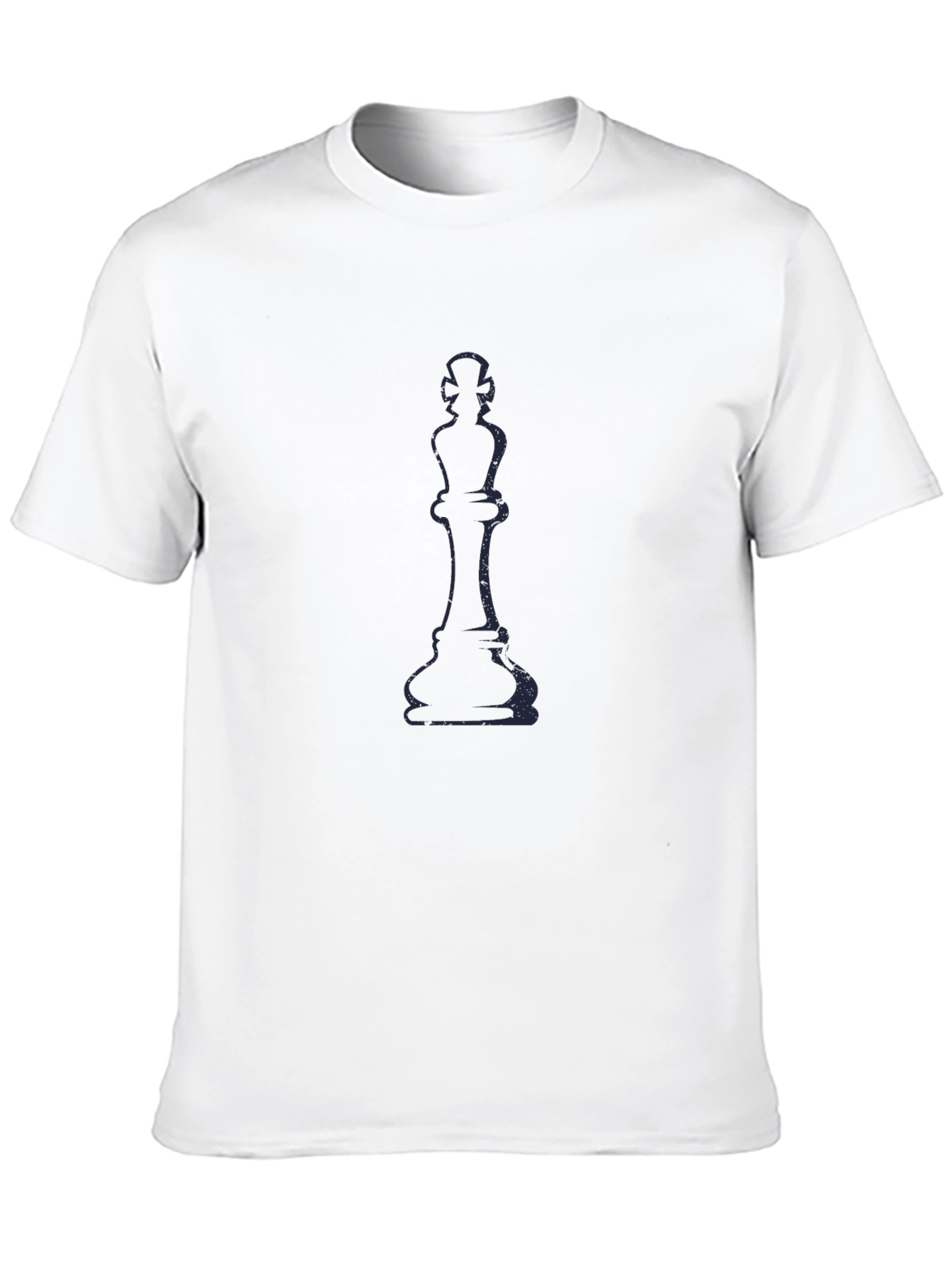 King Chess Piece Graphic Tee - Mens Black T-Shirt