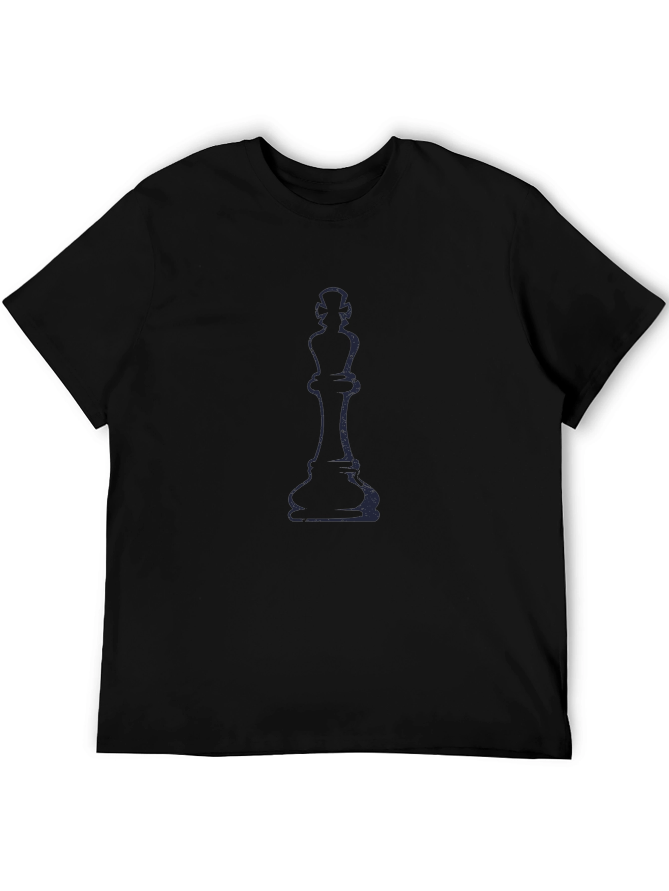 King Chess Piece Graphic Tee - Mens Black T-Shirt