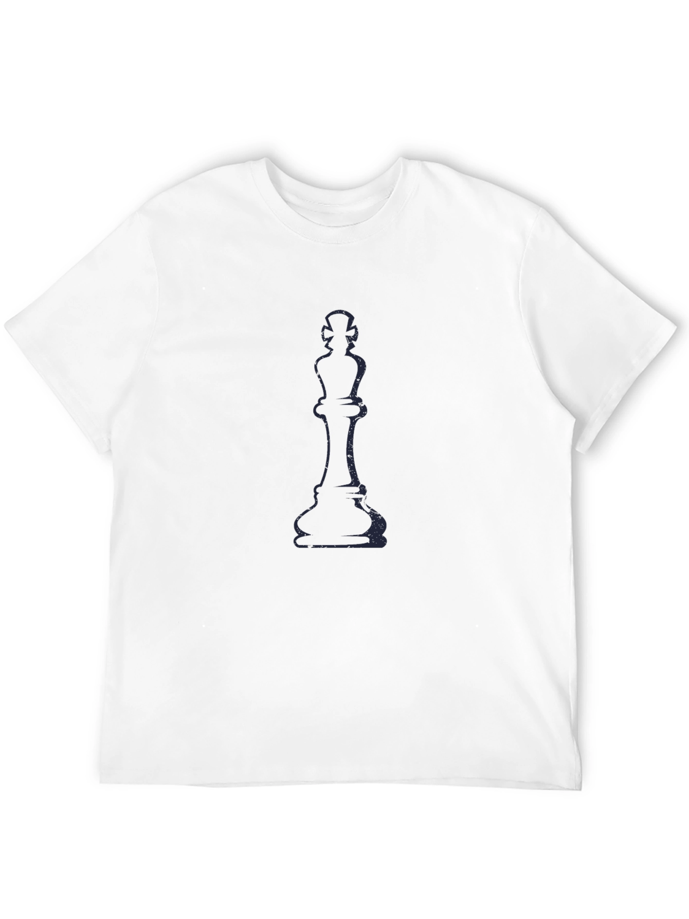 King Chess Piece Graphic Tee - Mens Black T-Shirt