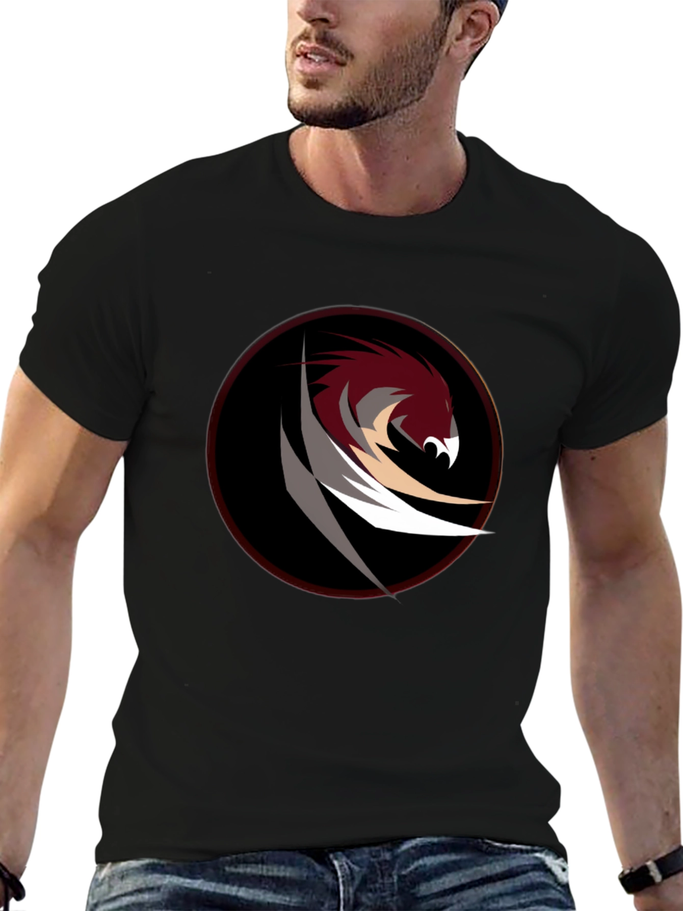 Bold Graphic Tee - Phoenix Emblem