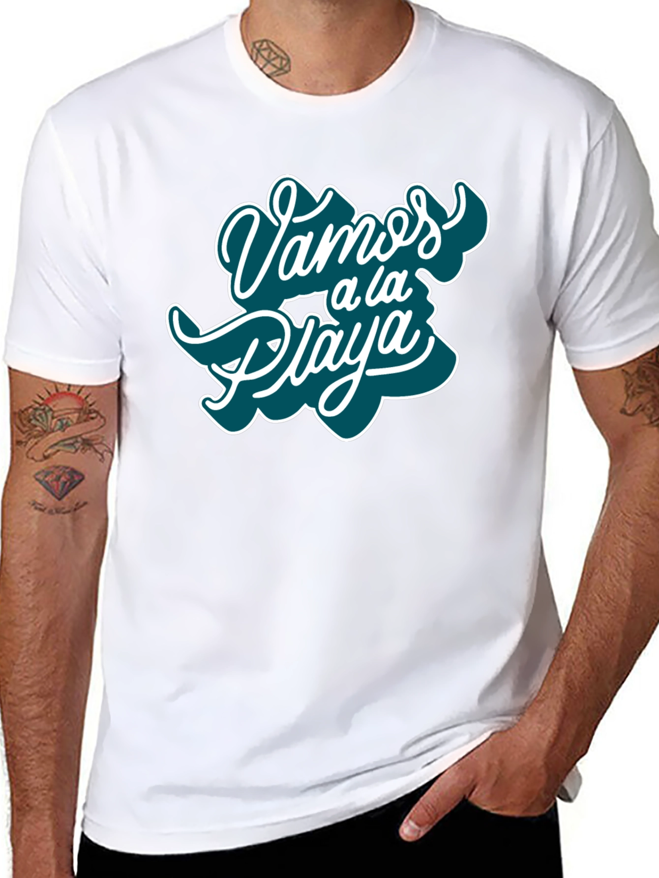 Vamos a la Playa T-Shirt - Stylish Vacation Tee