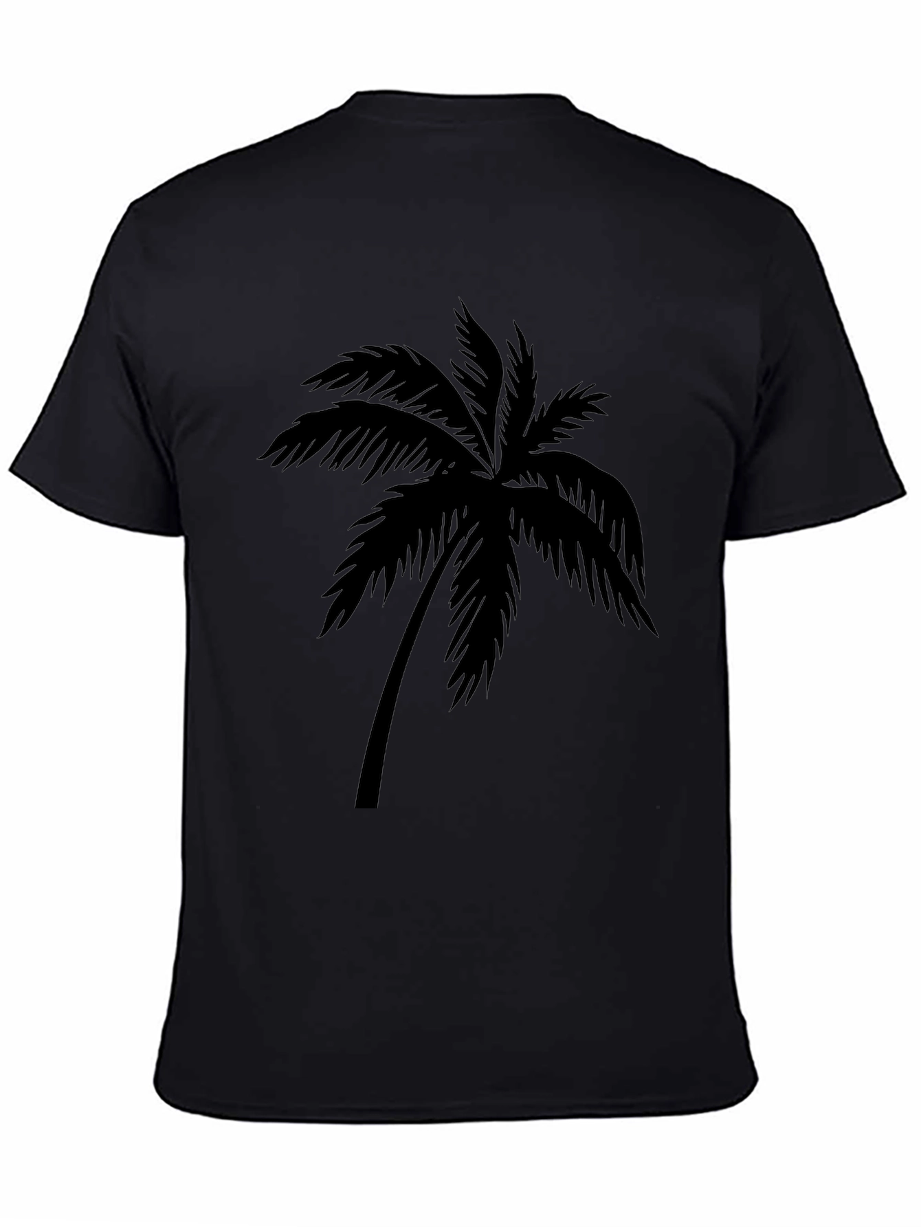 Palm Tree Silhouette Graphic T-Shirt
