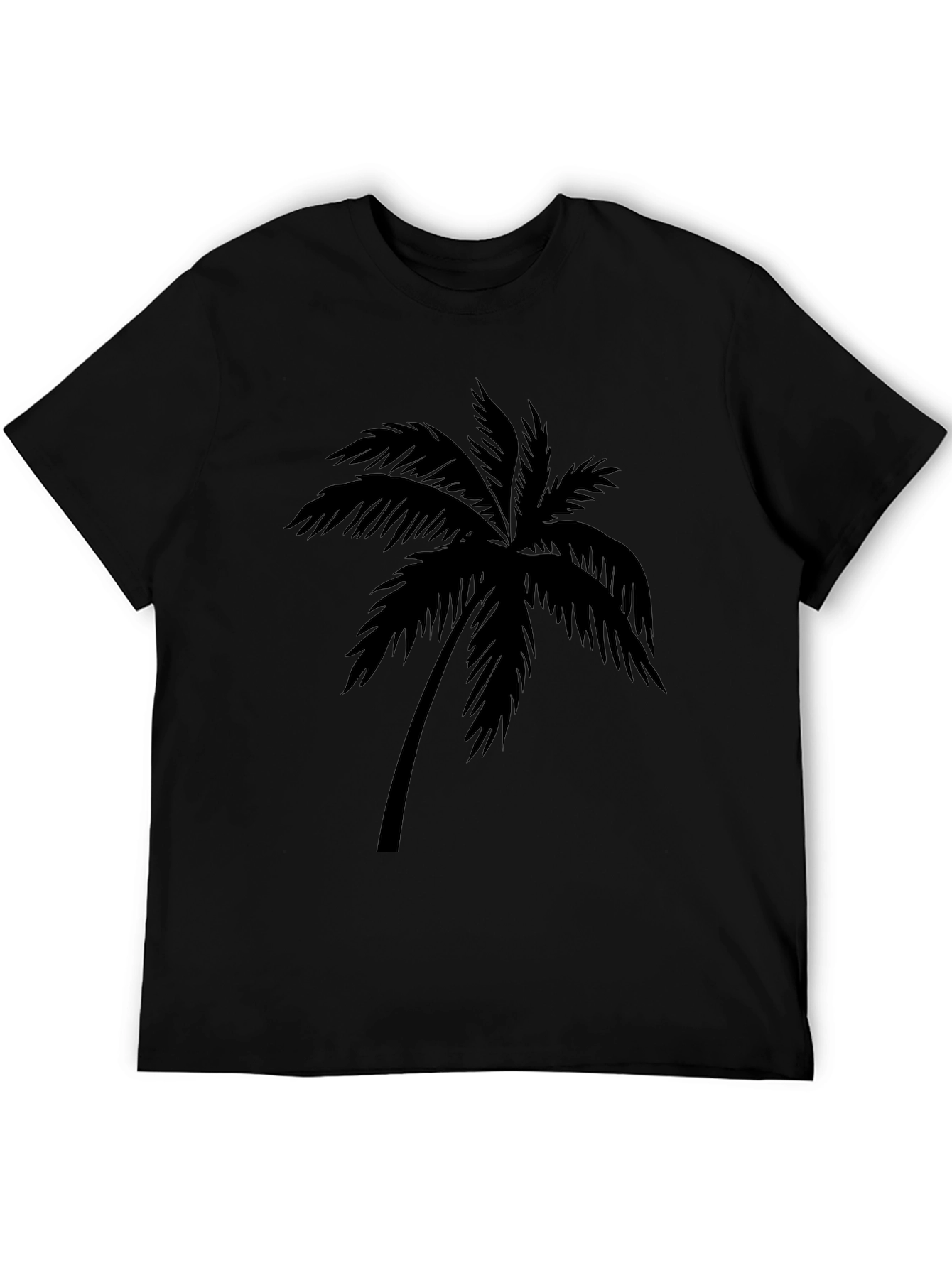 Palm Tree Silhouette Graphic T-Shirt
