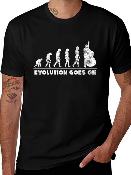 Evolution Bass Guitar T-Shirt: Funny Musician Tee