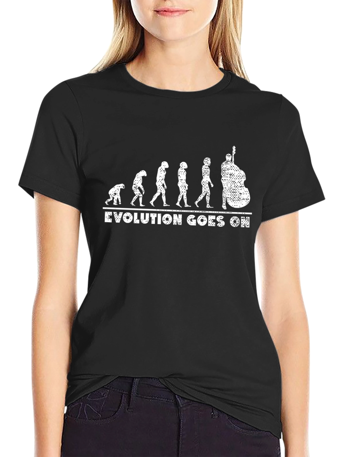 Evolution Bass Guitar T-Shirt: Funny Musician Tee