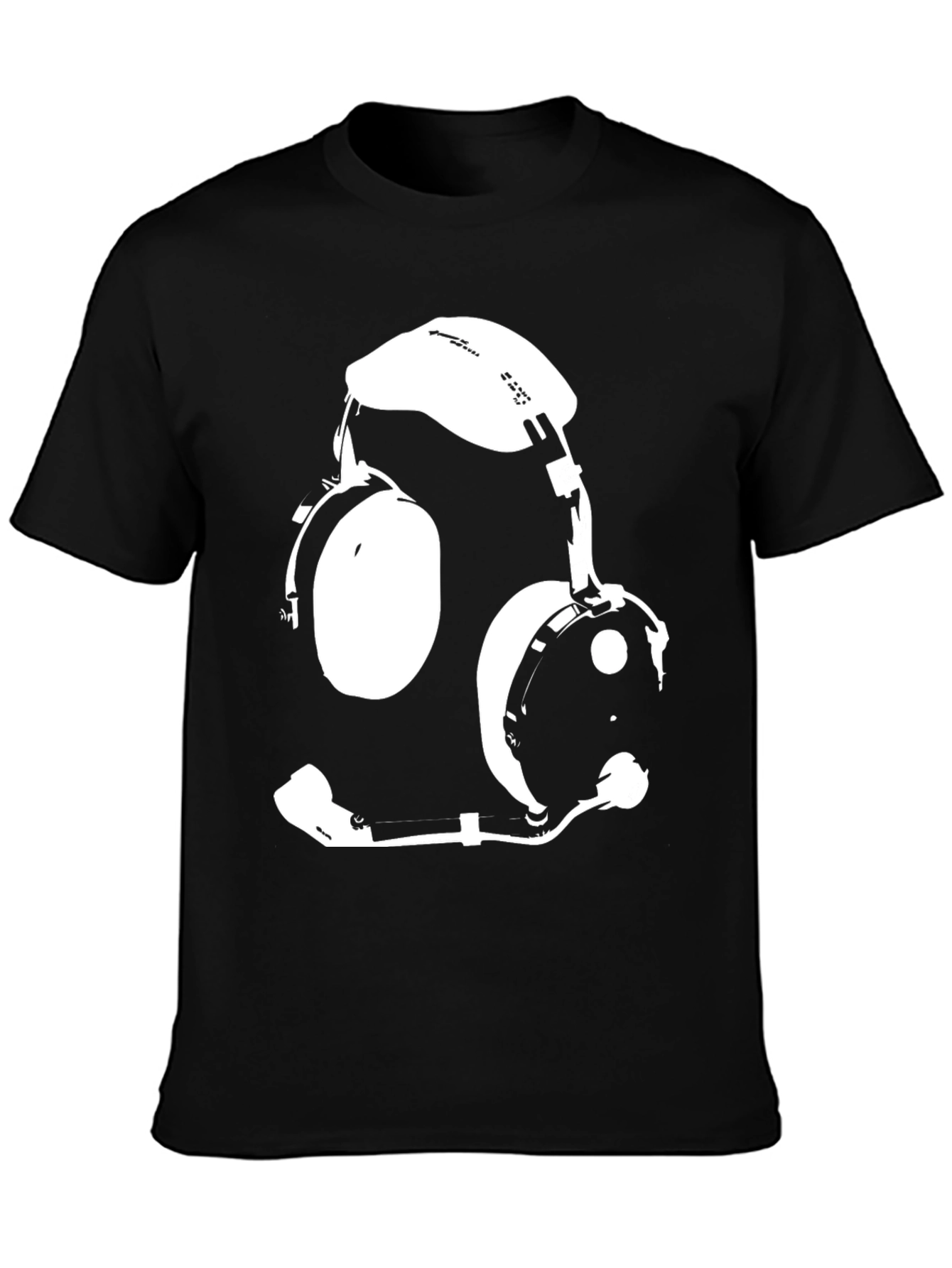Pilot Headset Graphic Tee - Aviation Enthusiast Shirt