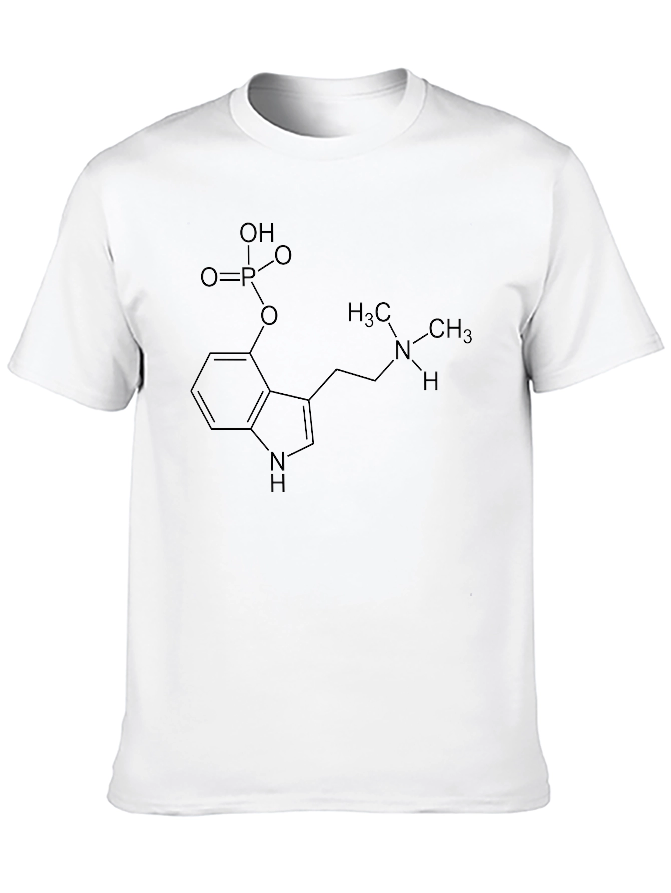 Molecular Structure Graphic Tee - Black Unisex Shirt