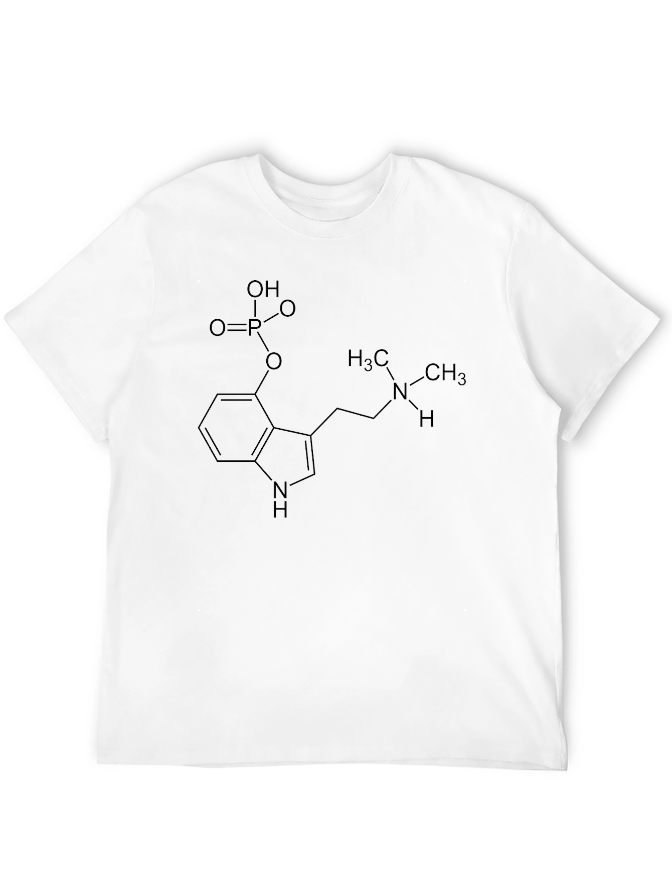 Molecular Structure Graphic Tee - Black Unisex Shirt