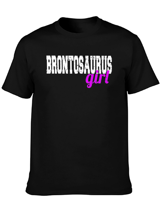 Brontosaurus Girl Graphic T-Shirt