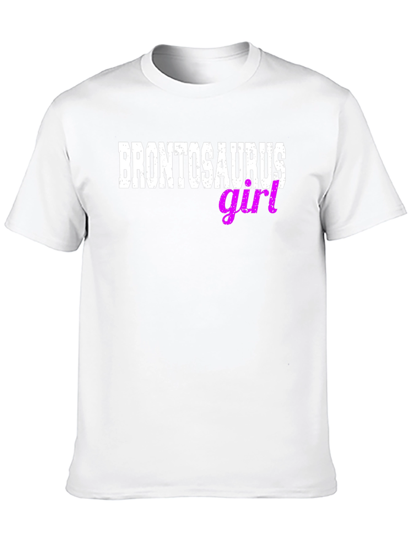 Brontosaurus Girl Graphic T-Shirt