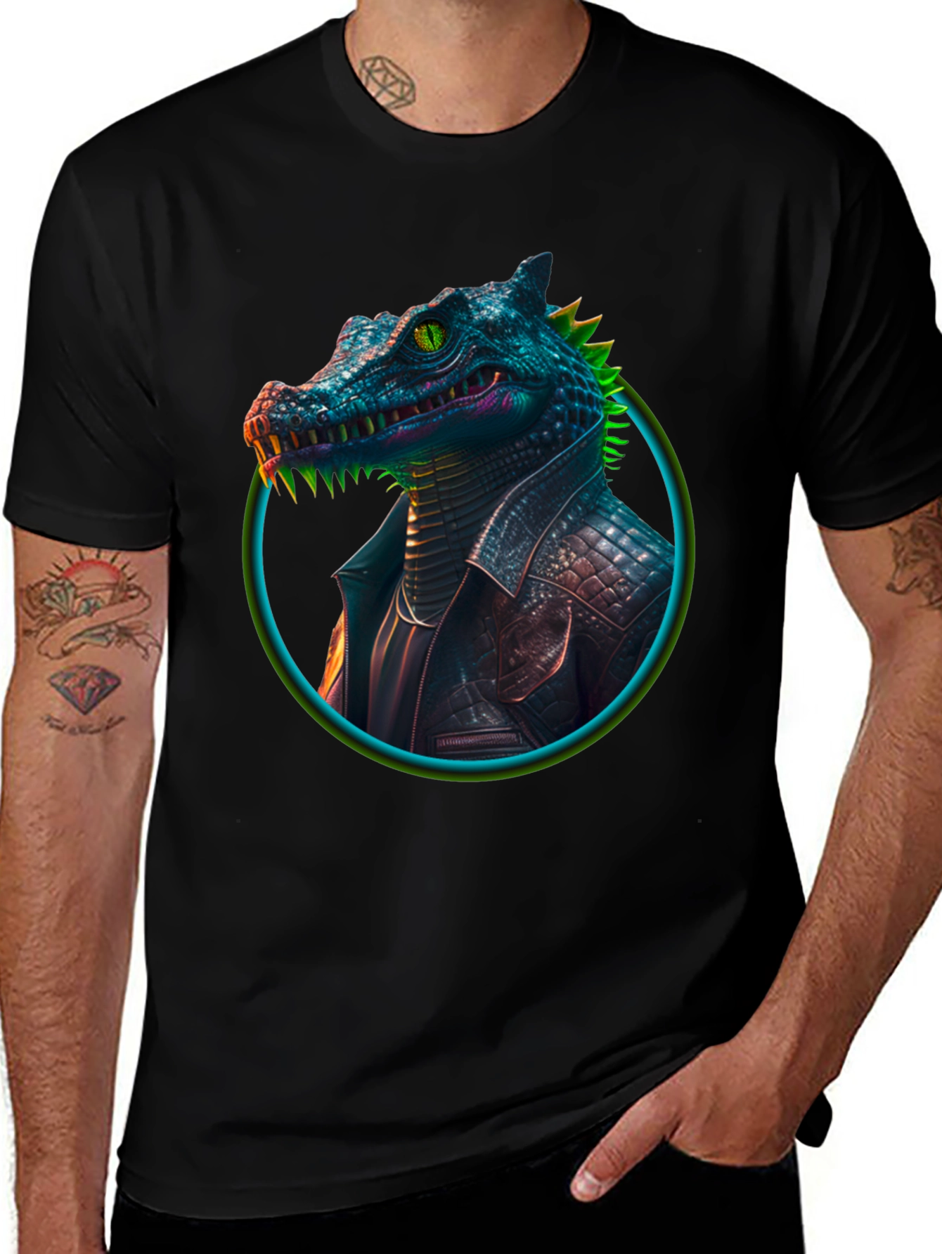 Cool Crocodile T-Shirt - Reptile Graphic Tee