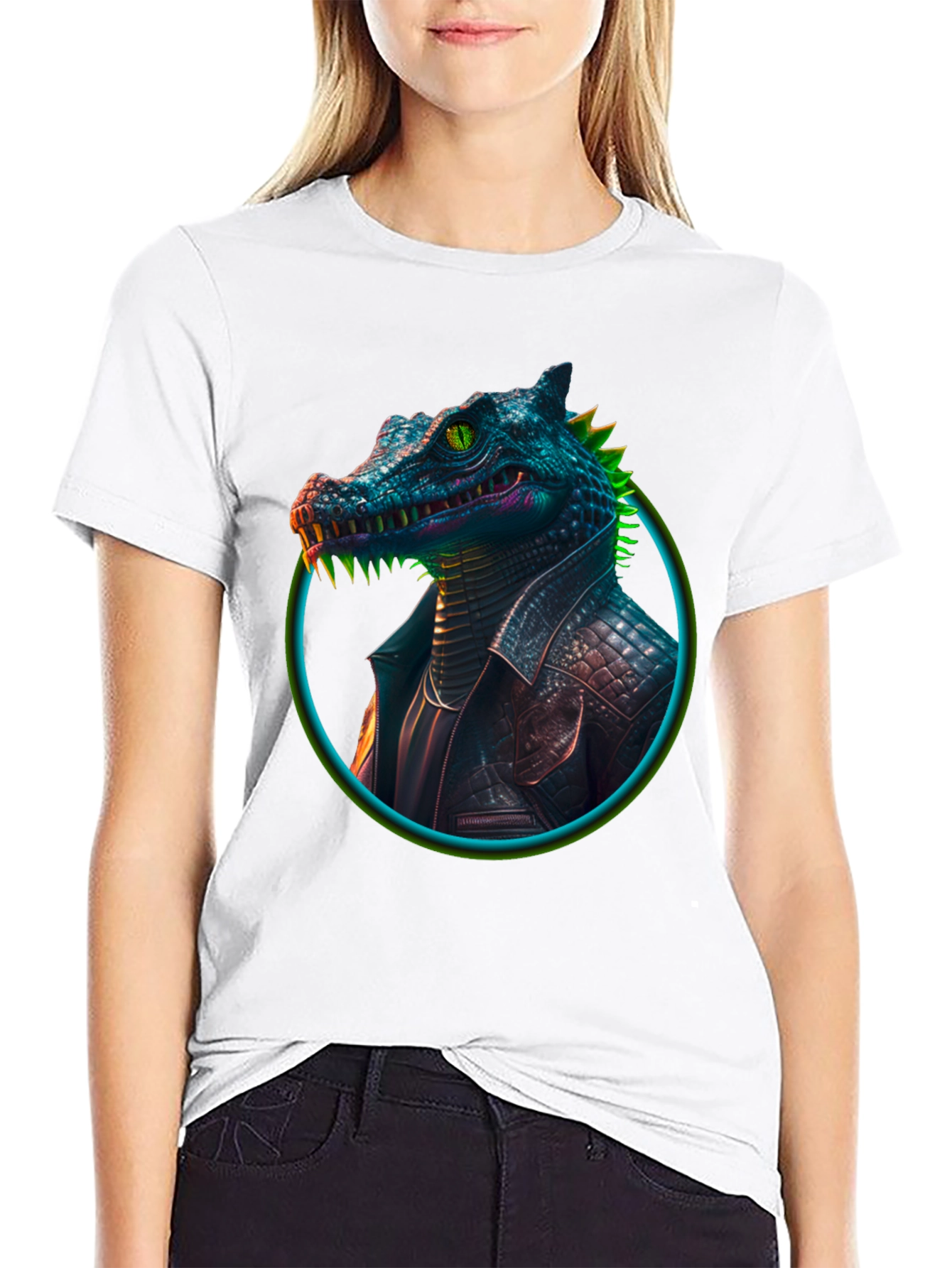Cool Crocodile T-Shirt - Reptile Graphic Tee