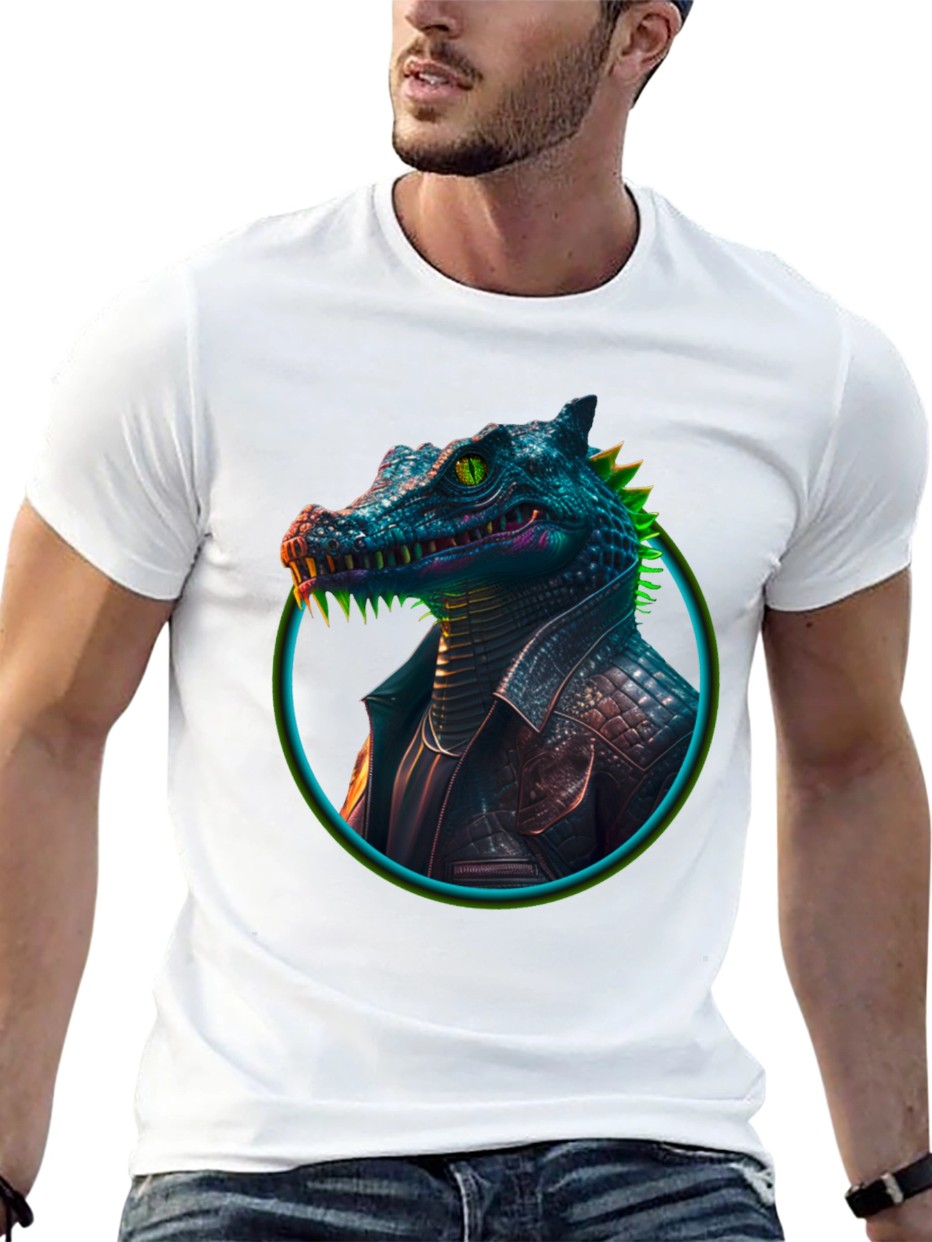 Cool Crocodile T-Shirt - Reptile Graphic Tee