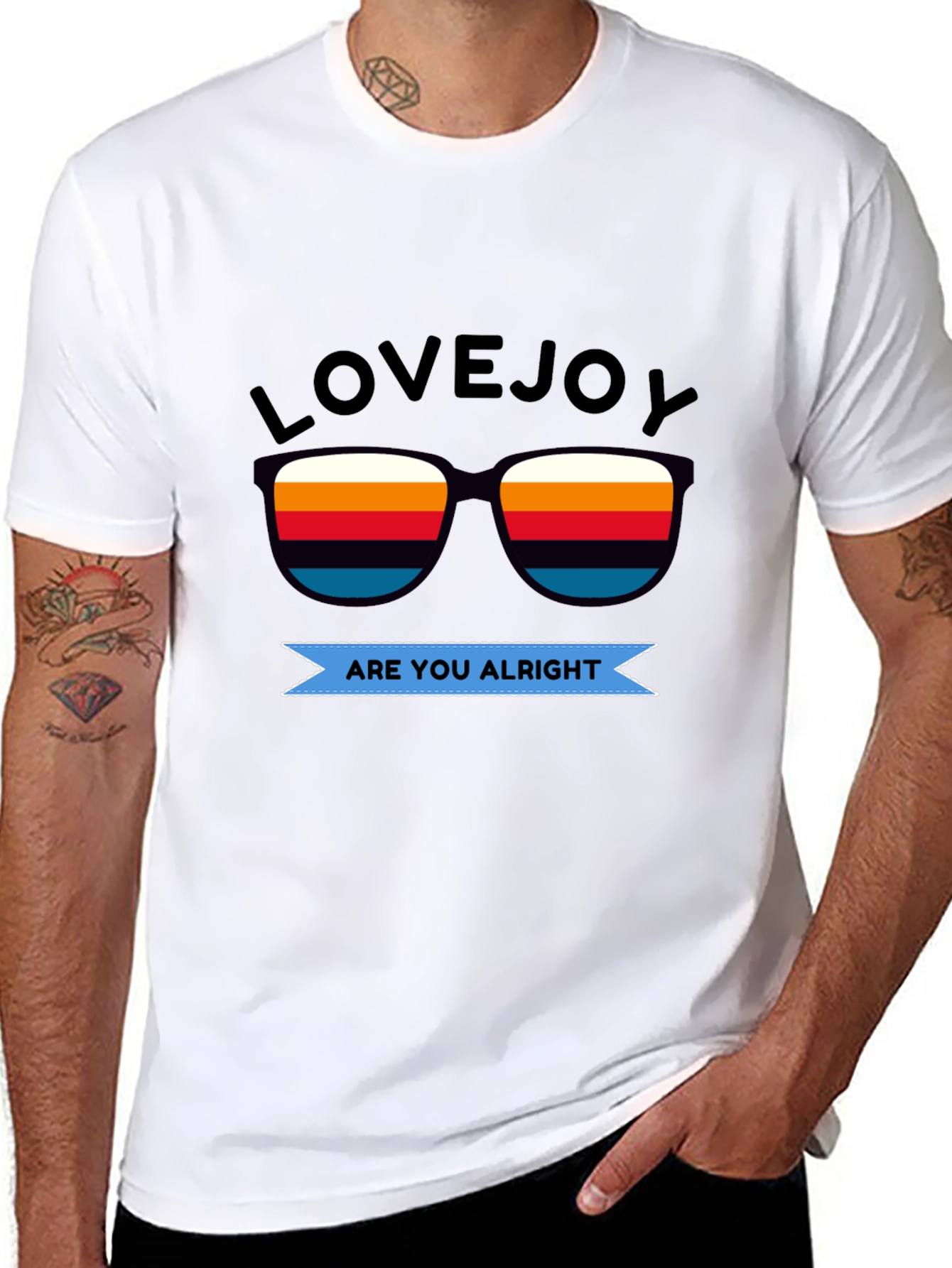 Lovejoy Are You Alright Black T-Shirt