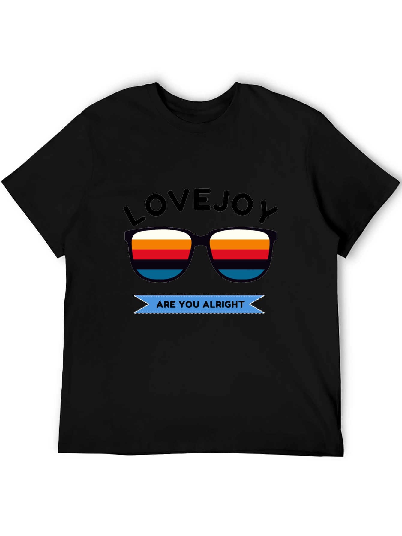Lovejoy Are You Alright Black T-Shirt