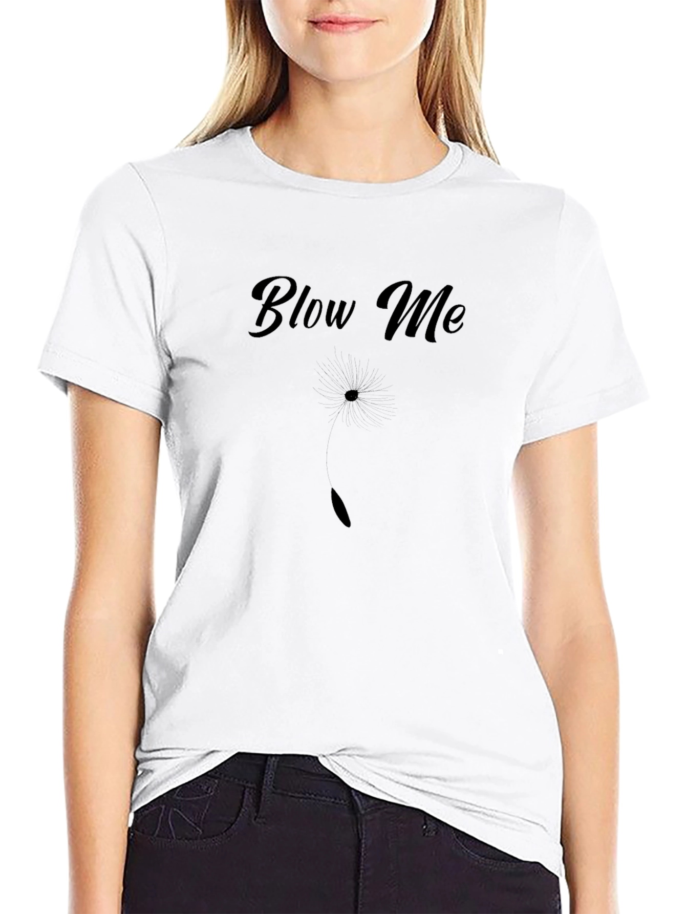 Black Blow Me Graphic T-Shirt