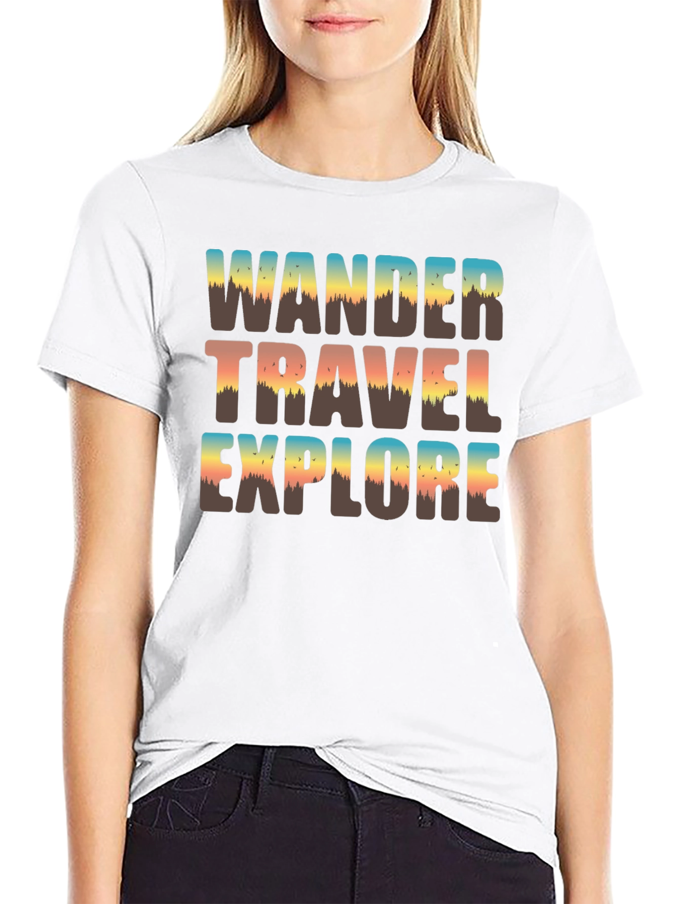 Wander Travel Explore Graphic Tee