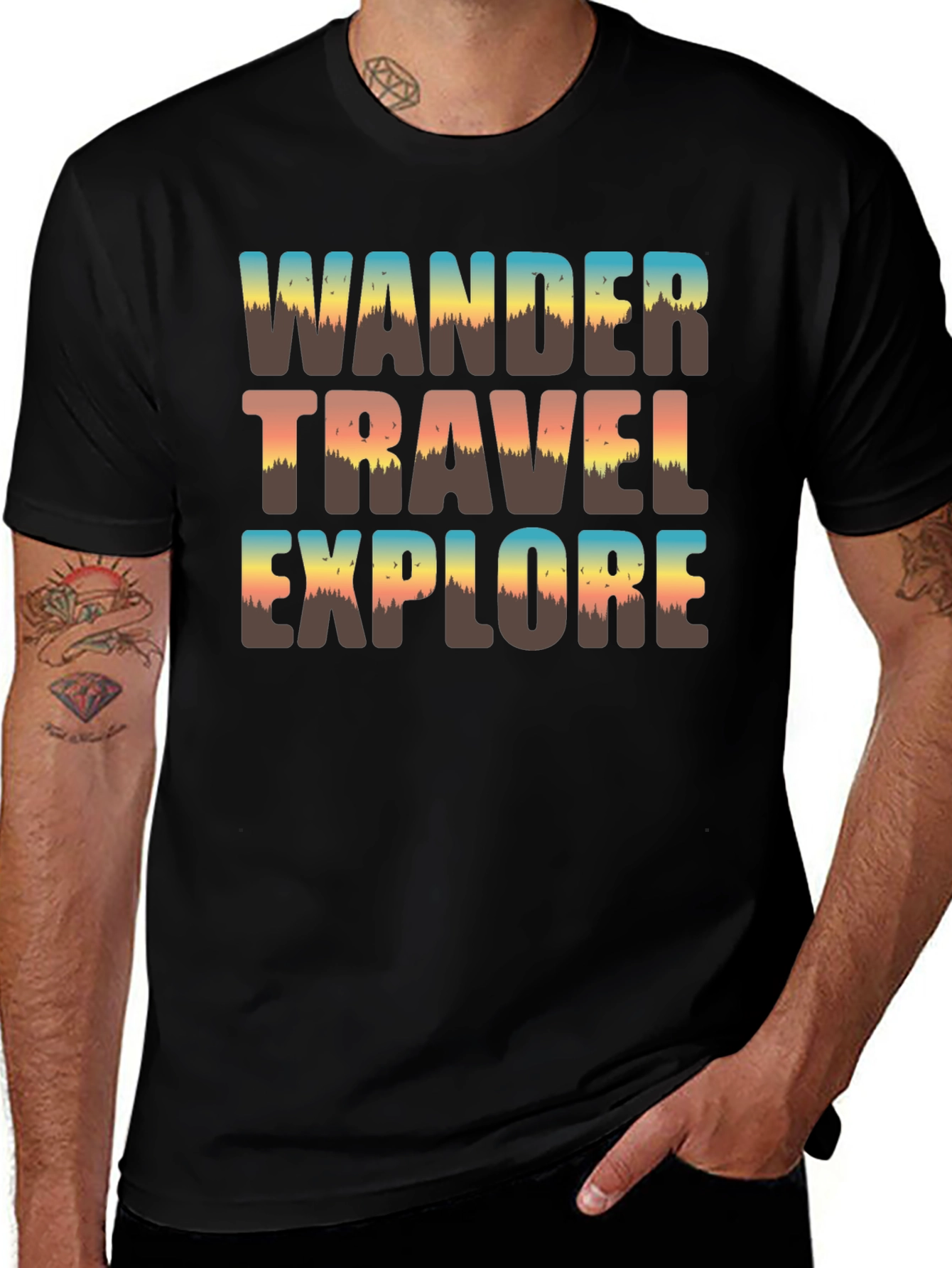Wander Travel Explore Graphic Tee