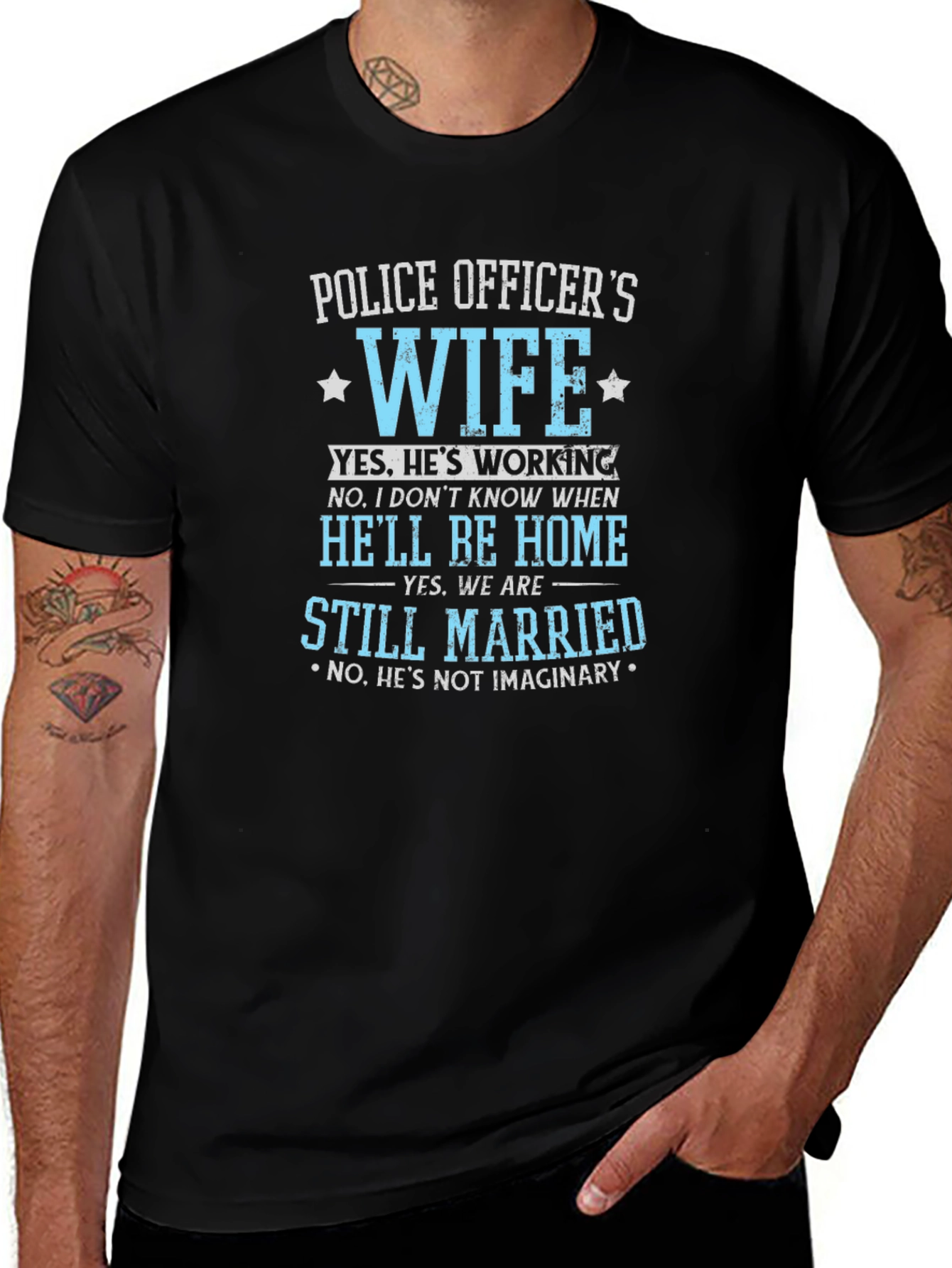 Police Officers Wife T-Shirt