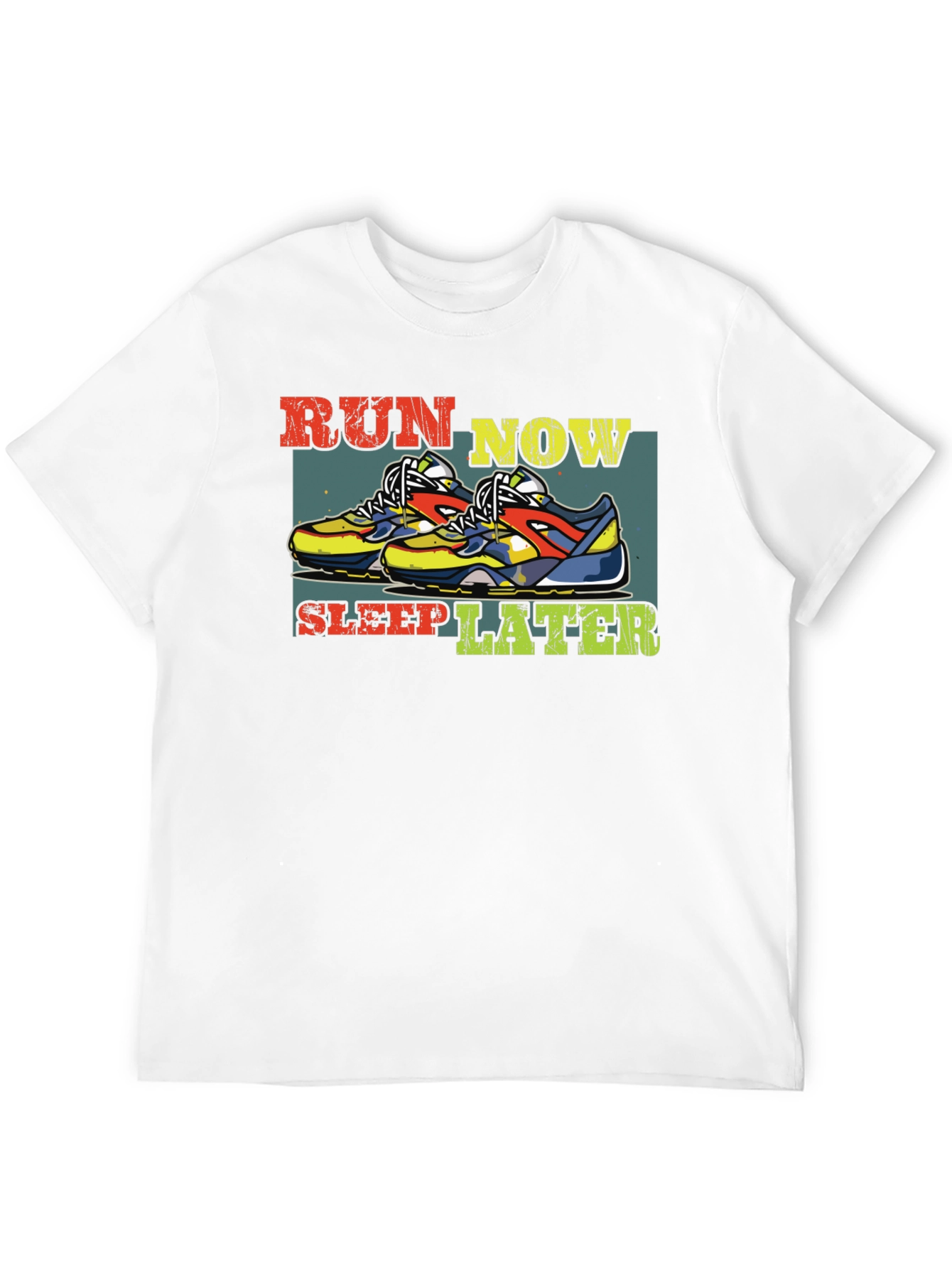 Run Now Sleep Later Graphic Tee