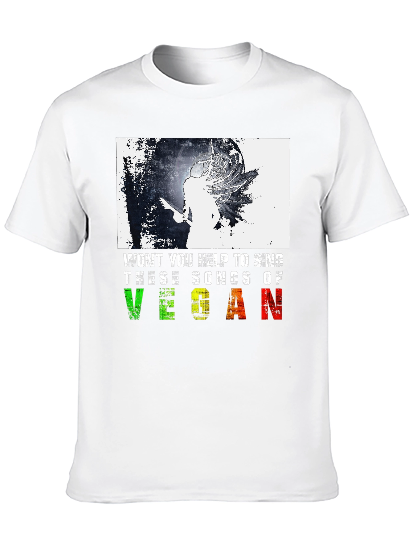 Vegan Songs T-Shirt: Music & Animal Lovers!