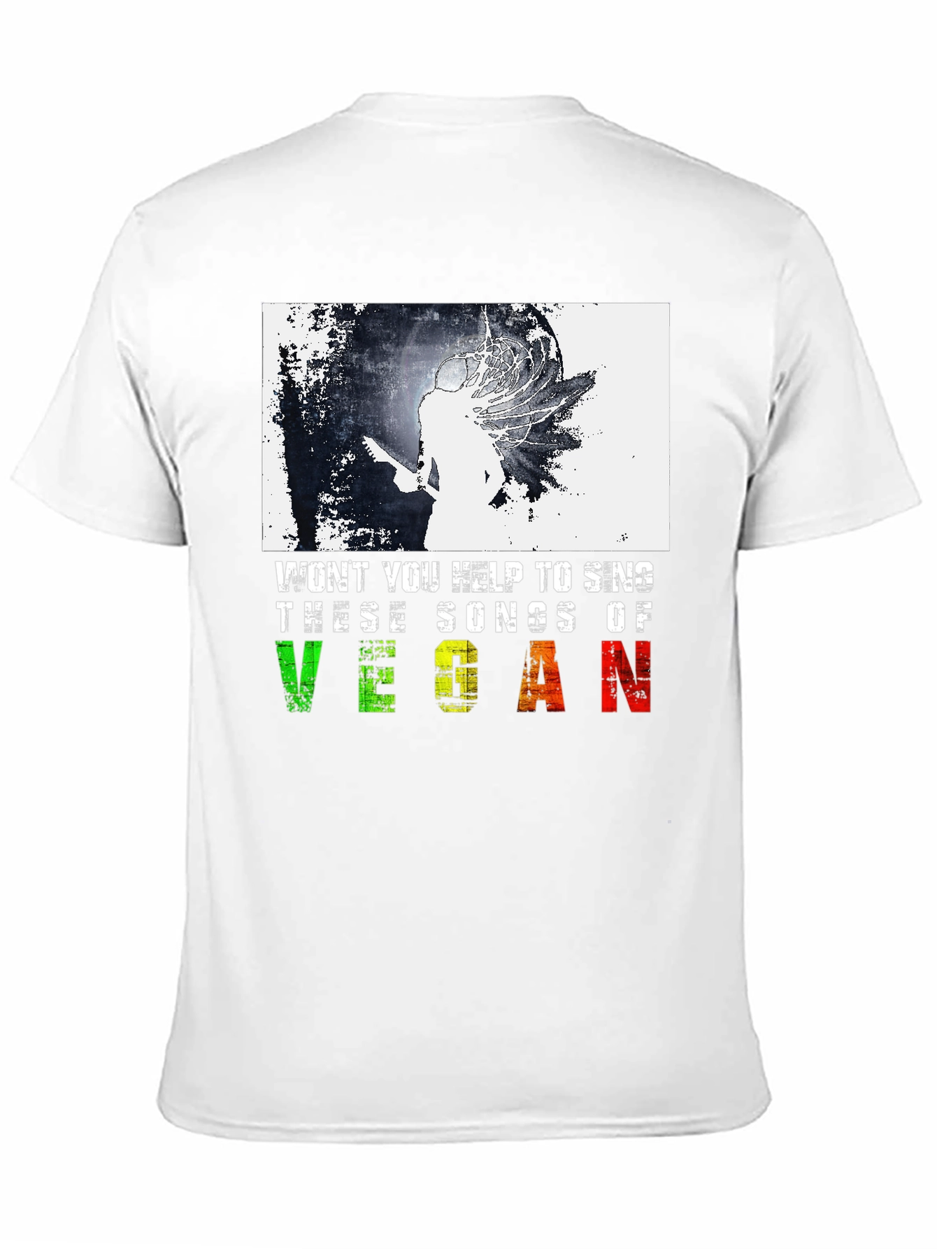 Vegan Songs T-Shirt: Music & Animal Lovers!
