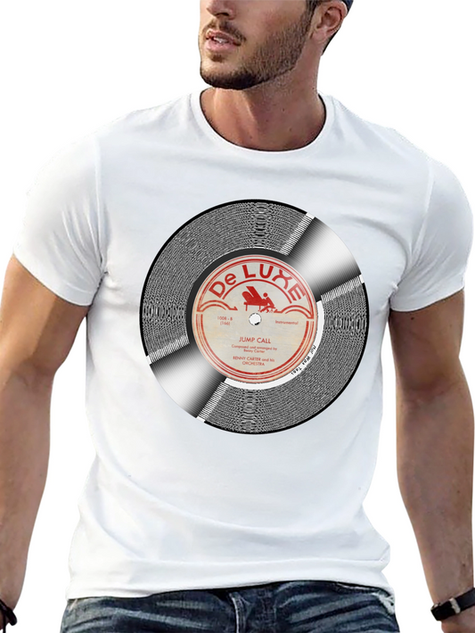 Vintage Record Graphic Tee - Deluxe Music