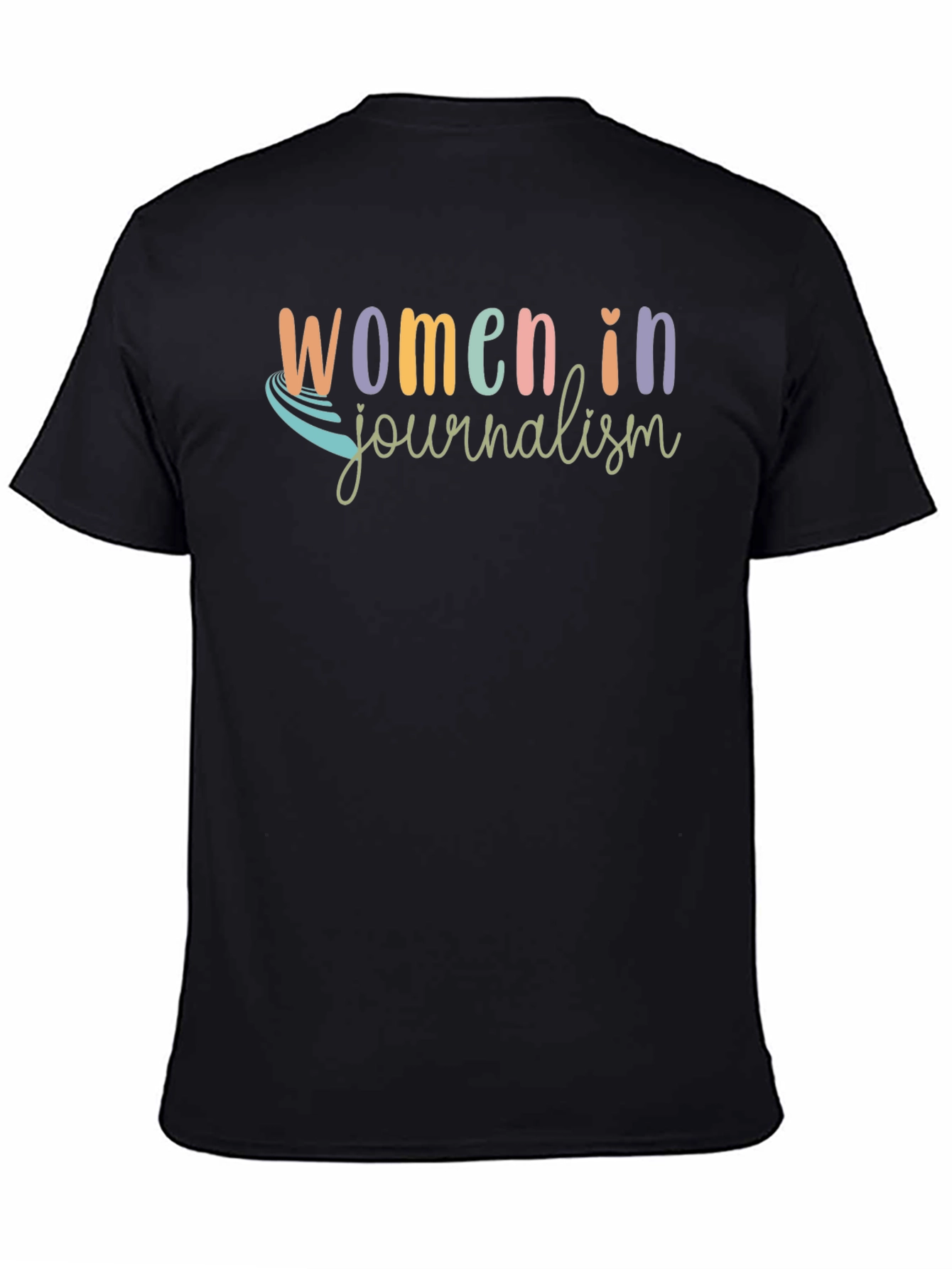 Women in Journalism Black T-Shirt