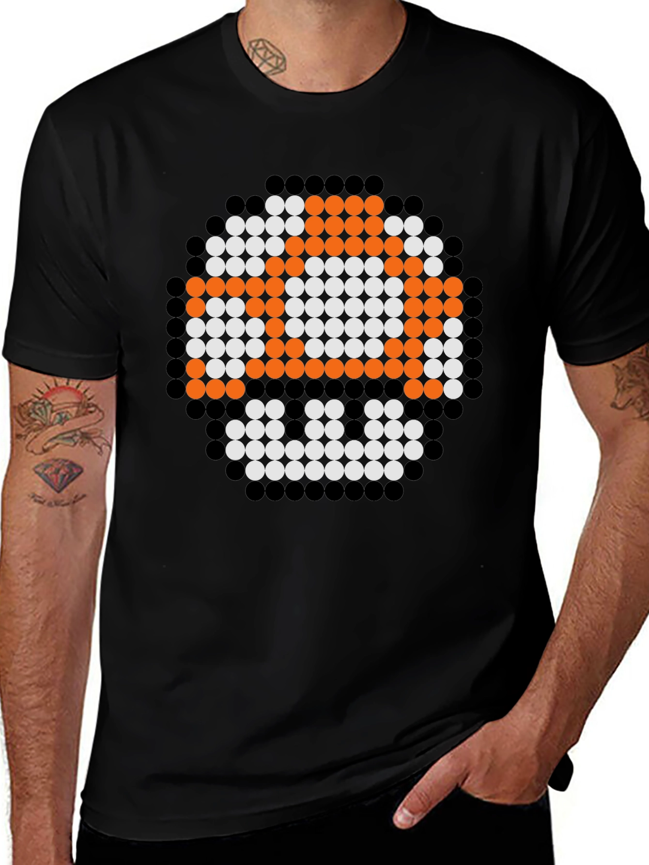 Retro Pixel Mushroom T-Shirt - Gamer Style