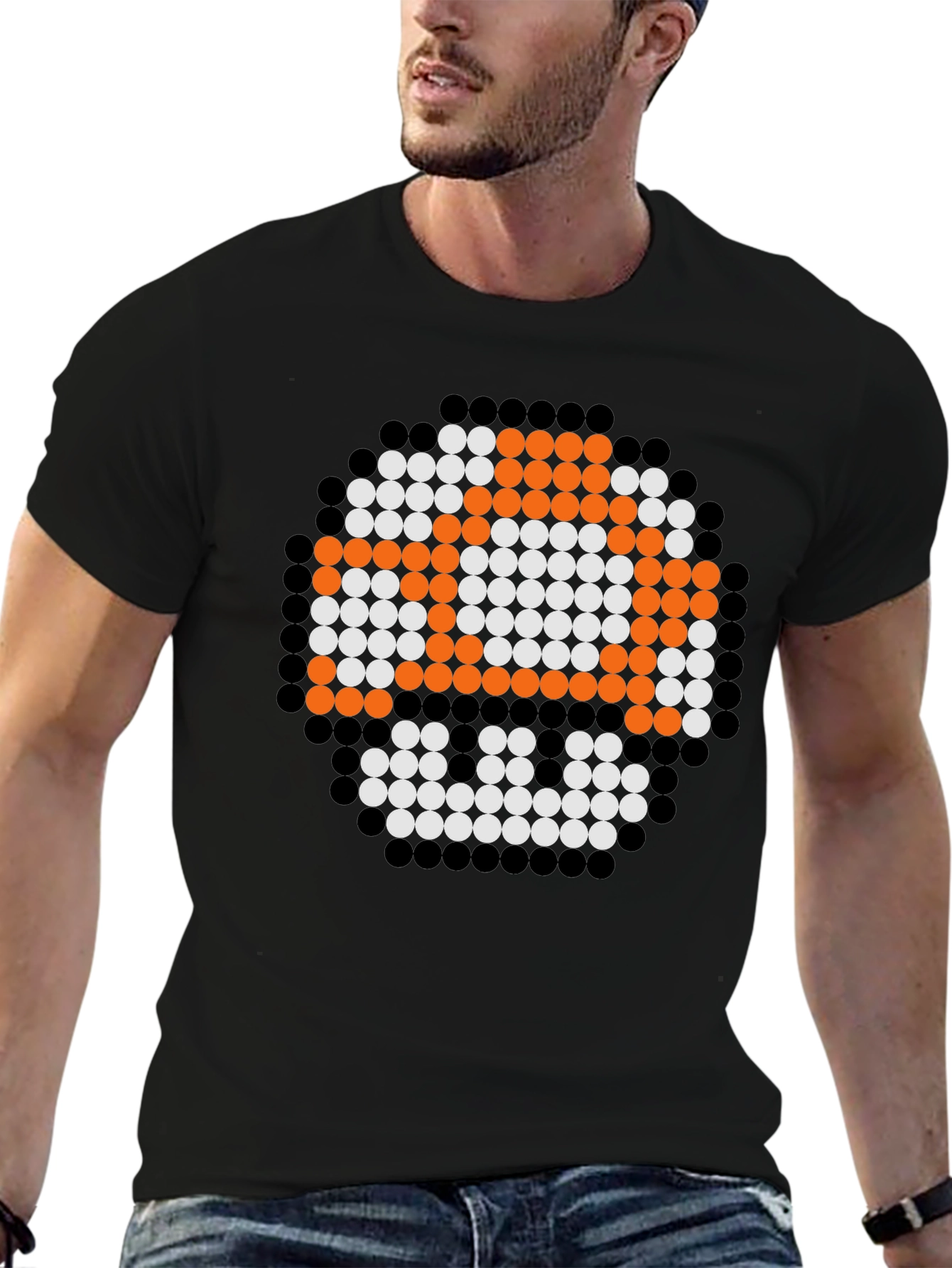 Retro Pixel Mushroom T-Shirt - Gamer Style