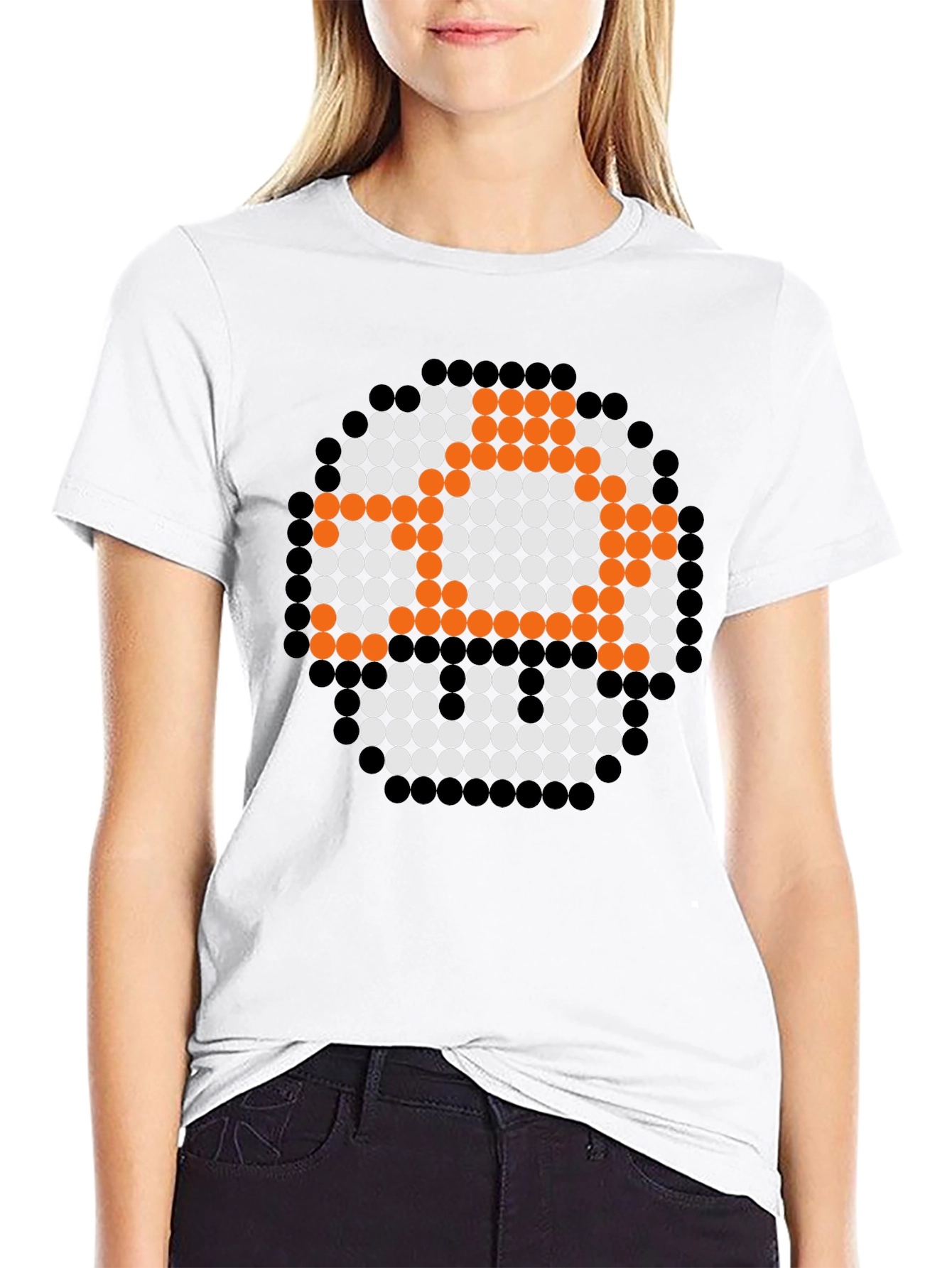 Retro Pixel Mushroom T-Shirt - Gamer Style