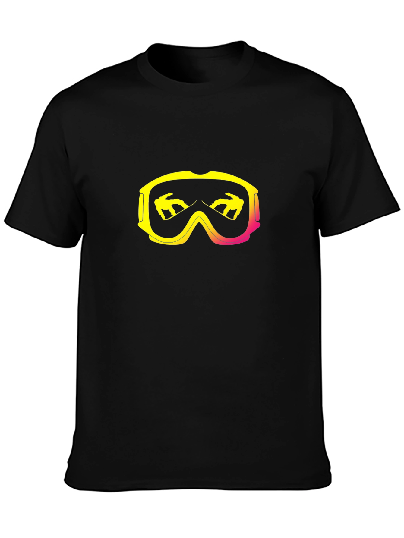 Snowboarder Goggles Graphic T-Shirt - Mountain Ready