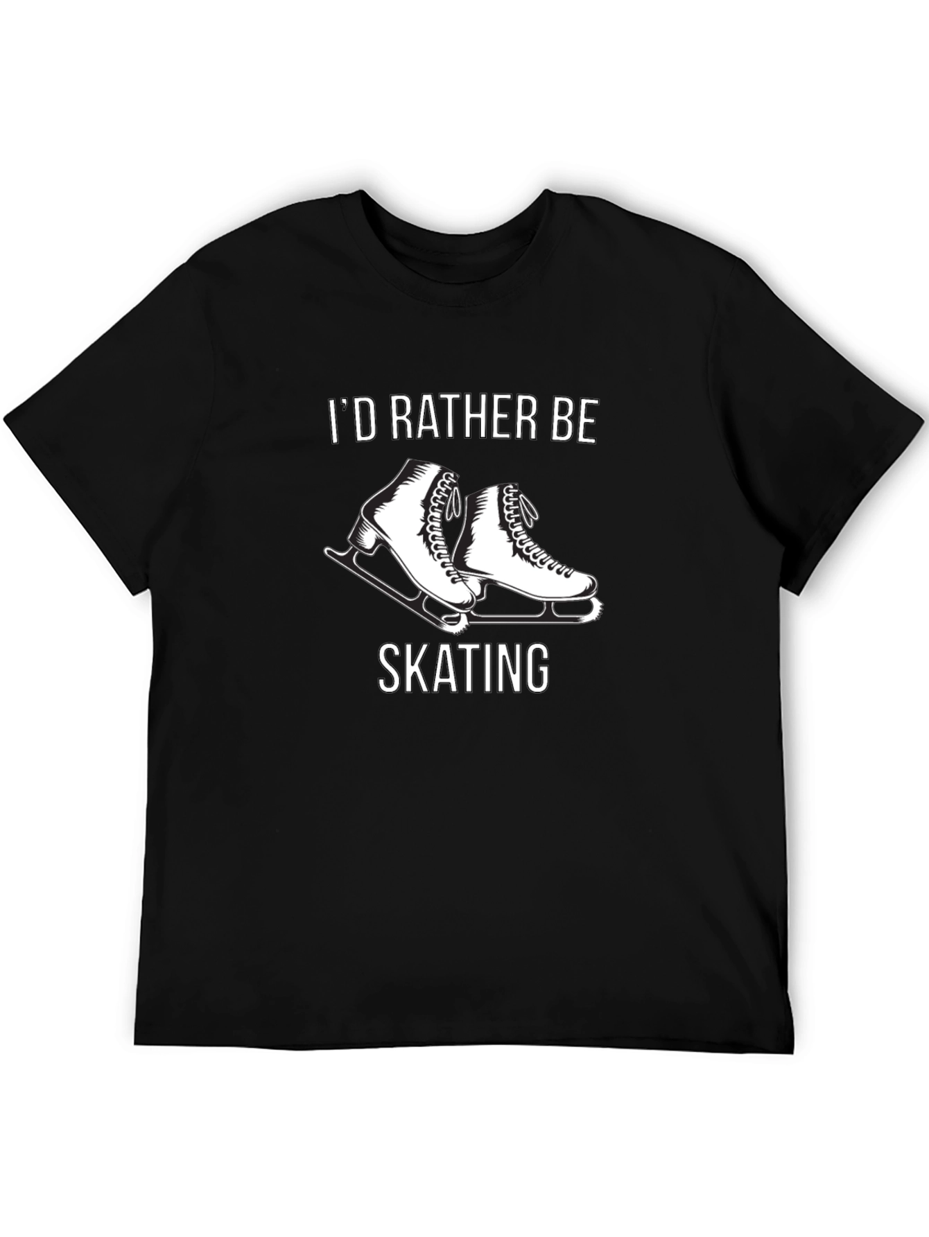 Id Rather Be Skating T-Shirt - Black