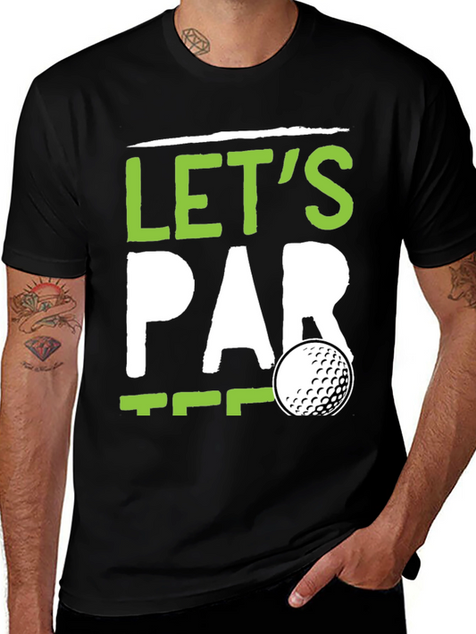 Lets Par Tee Golf T-Shirt - Black