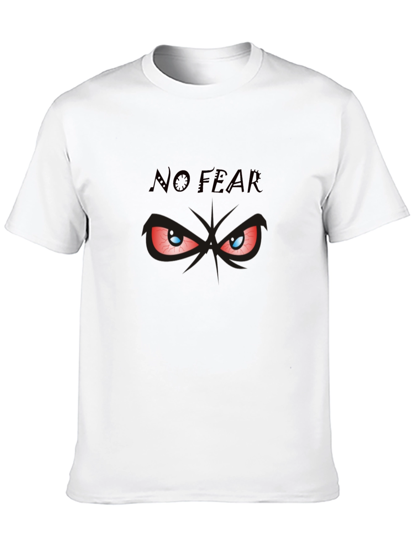 No Fear Graphic Print Mens Black T-Shirt