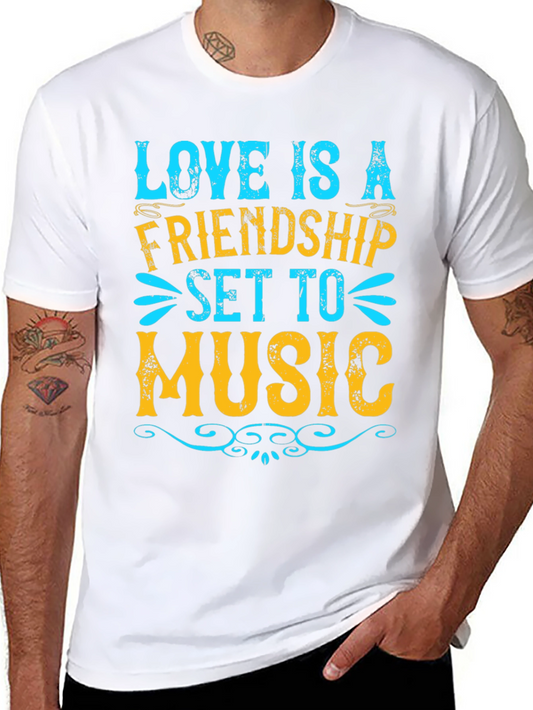 Love is Music Graphic T-Shirt