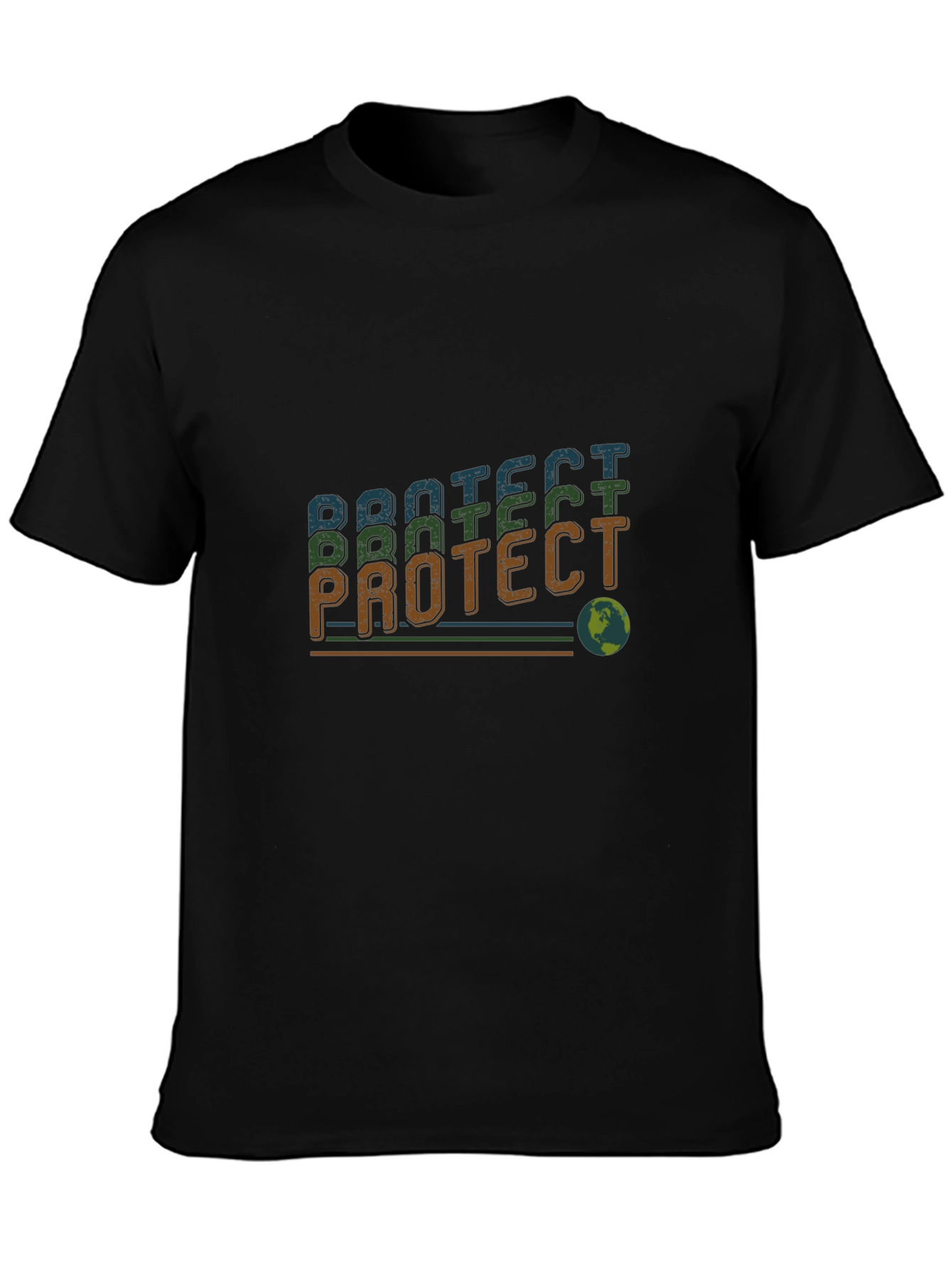 Protect Earth T-Shirt - Retro Style