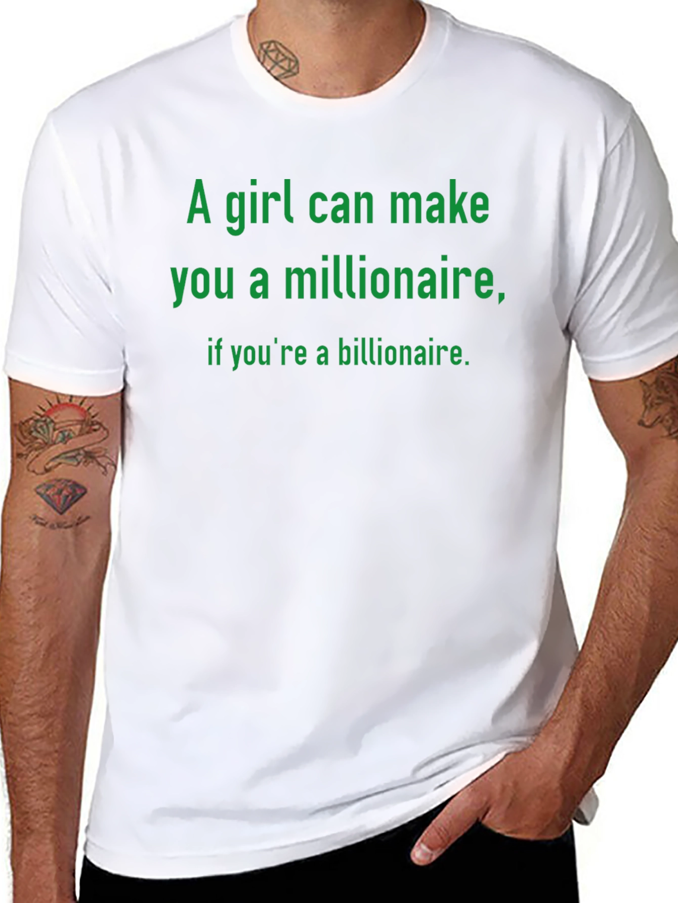 Millionaire Billionaire Humor Tee