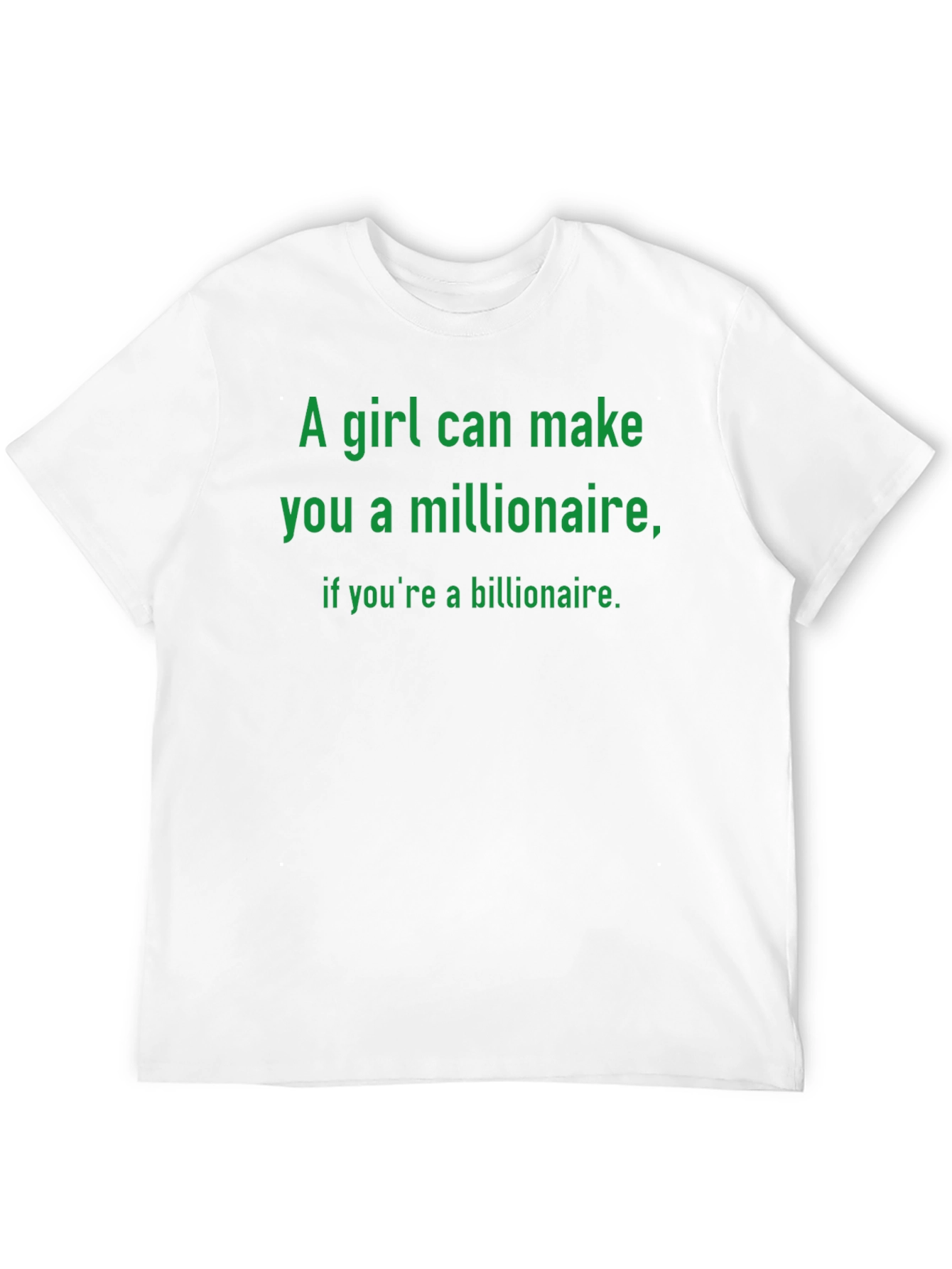 Millionaire Billionaire Humor Tee