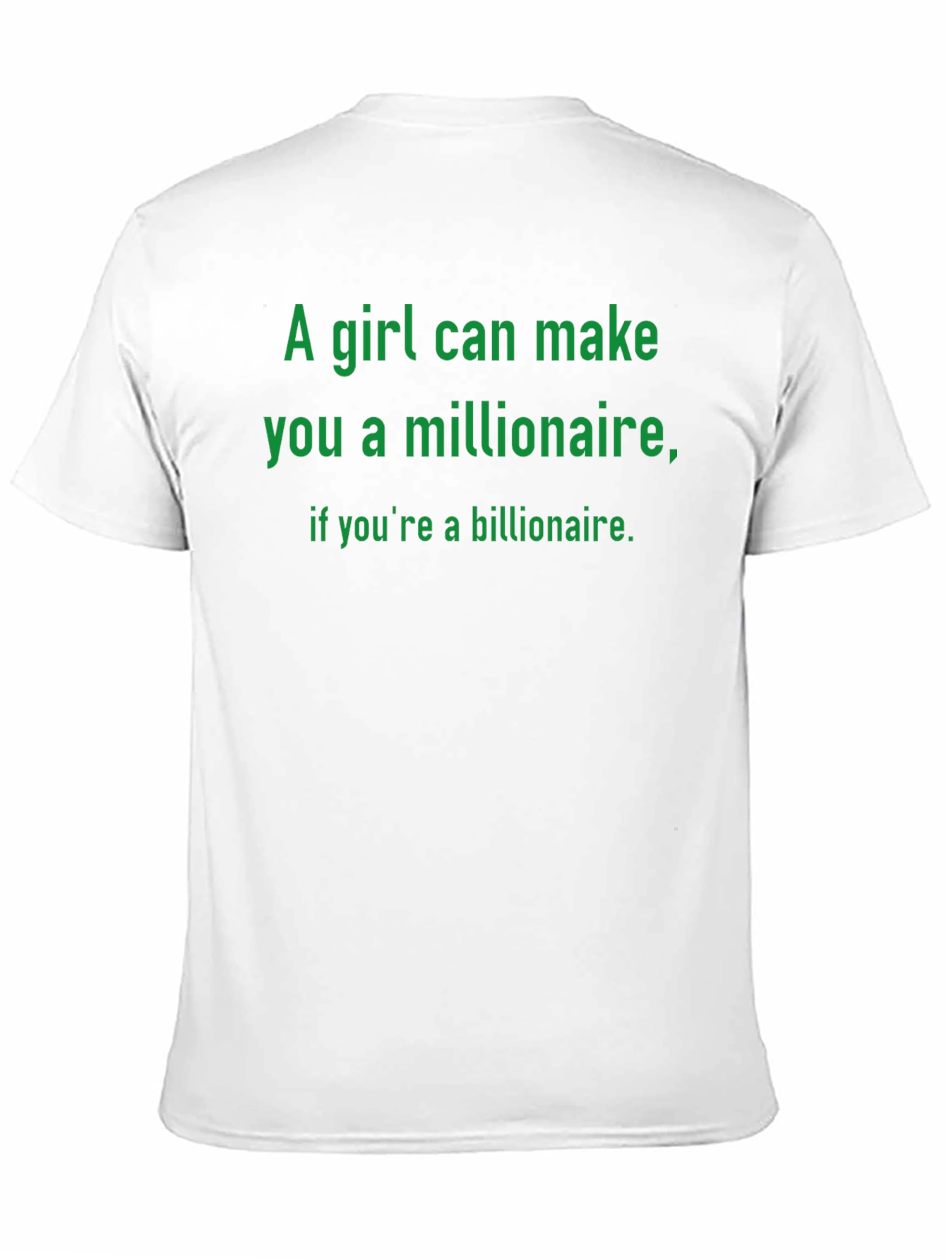 Millionaire Billionaire Humor Tee