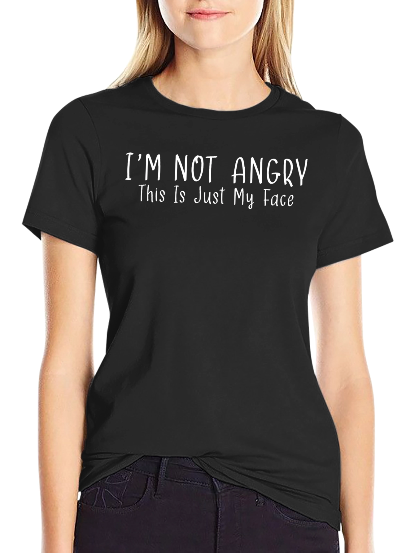 Im Not Angry - Funny Graphic Tee