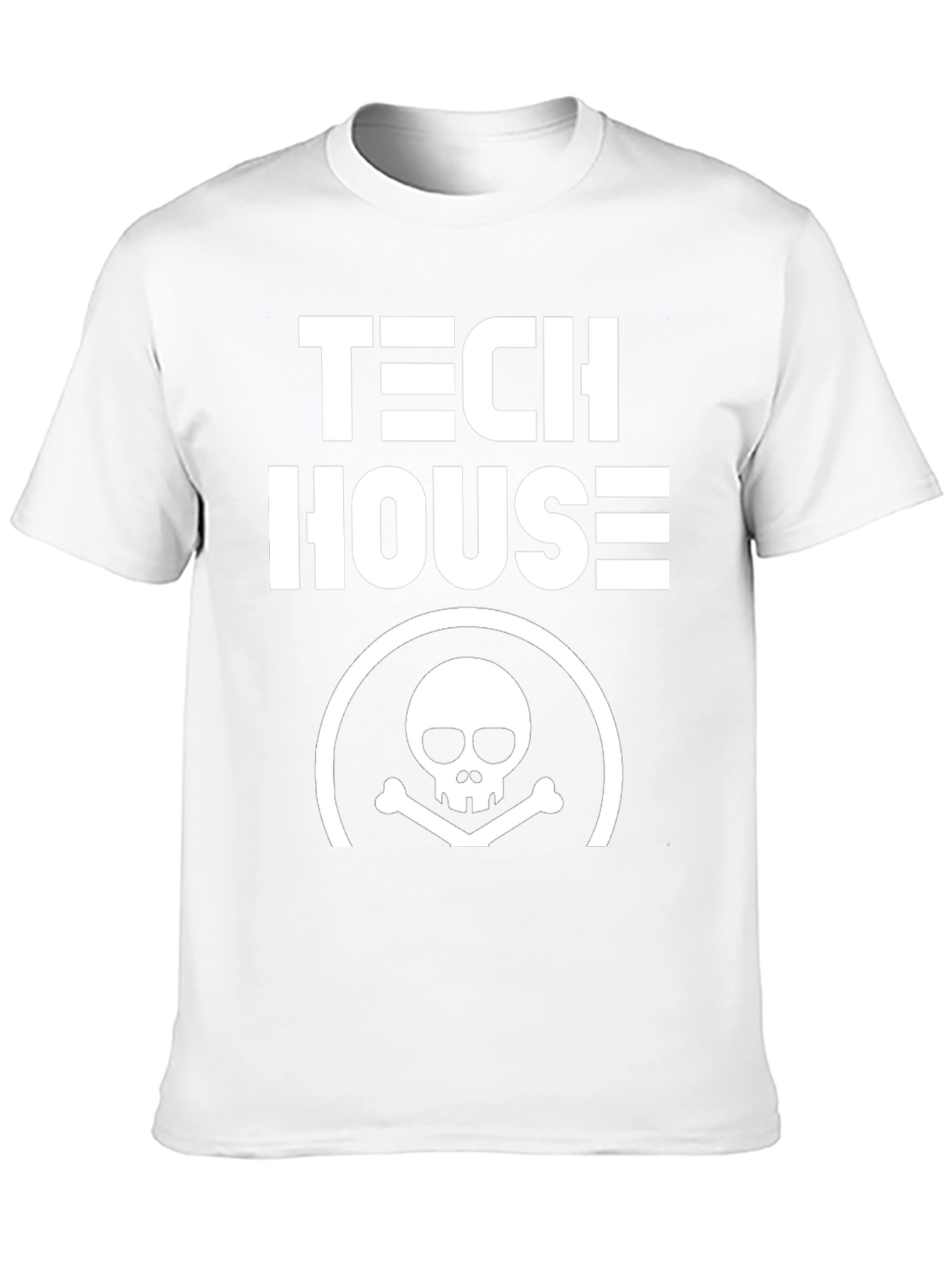 Tech House Skull T-Shirt - EDM Music Rave Tee