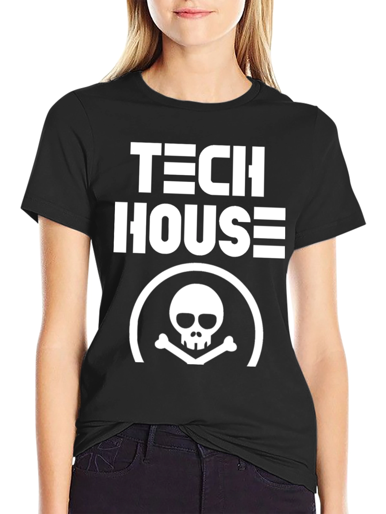 Tech House Skull T-Shirt - EDM Music Rave Tee