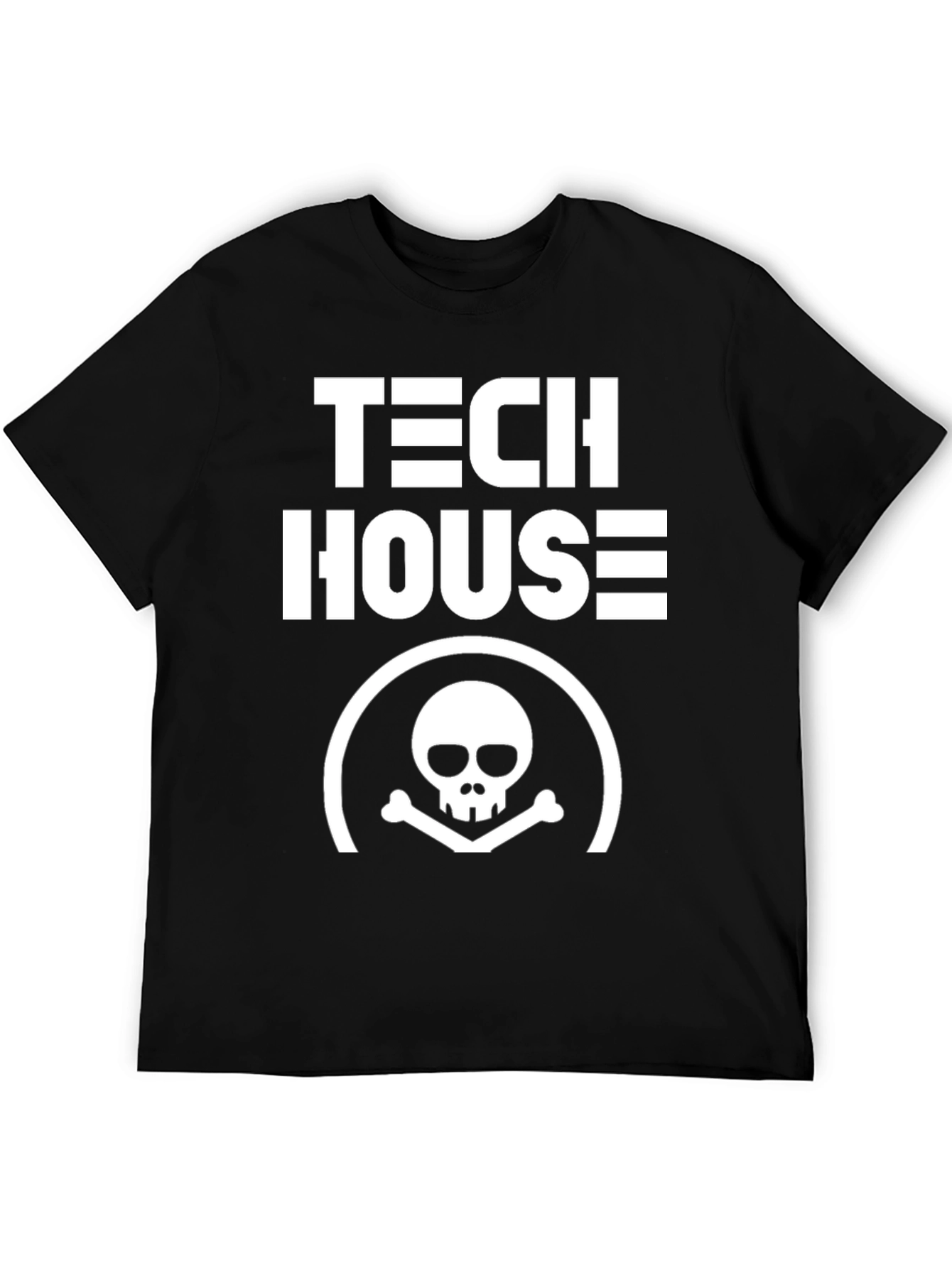 Tech House Skull T-Shirt - EDM Music Rave Tee