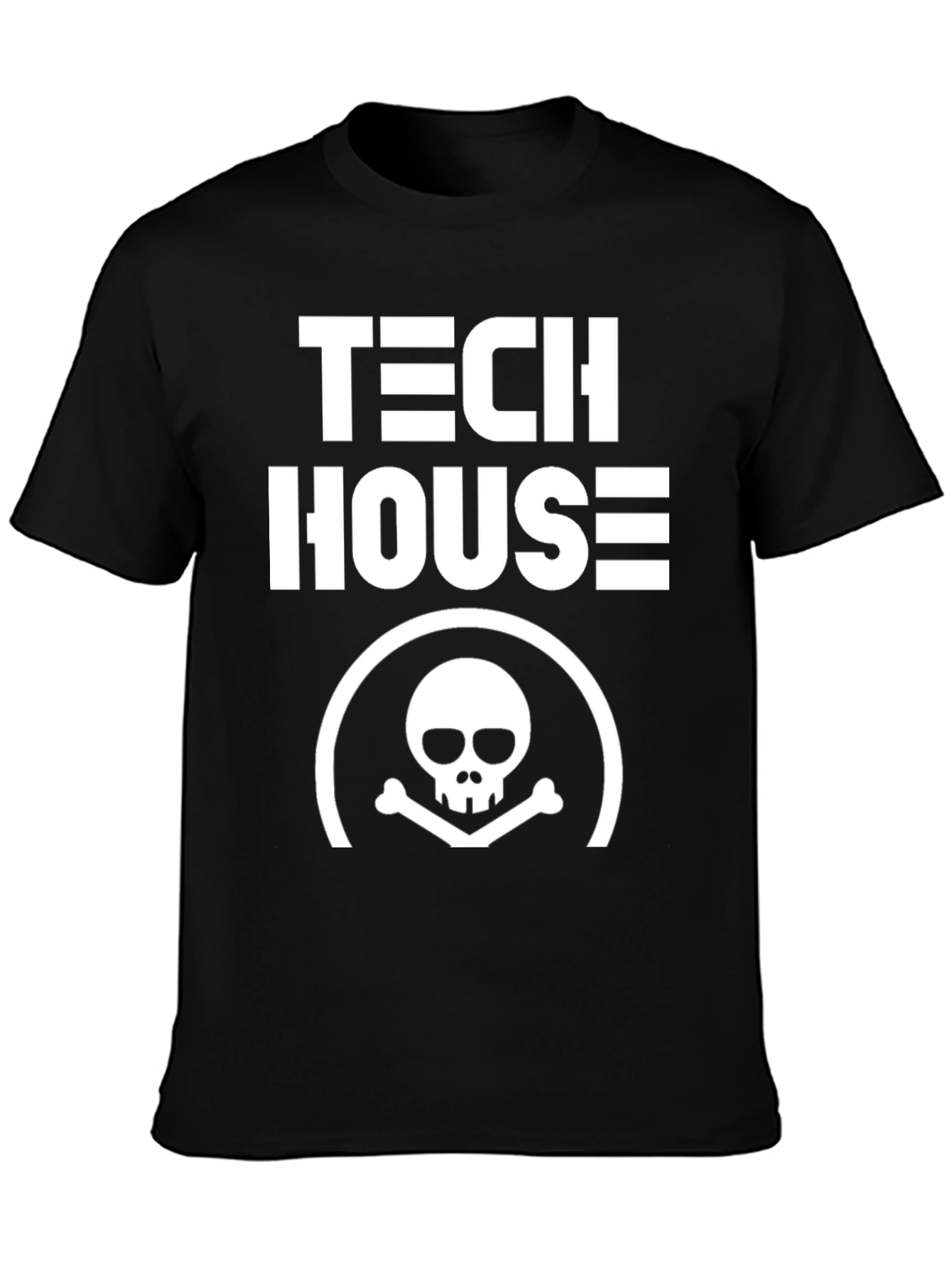 Tech House Skull T-Shirt - EDM Music Rave Tee