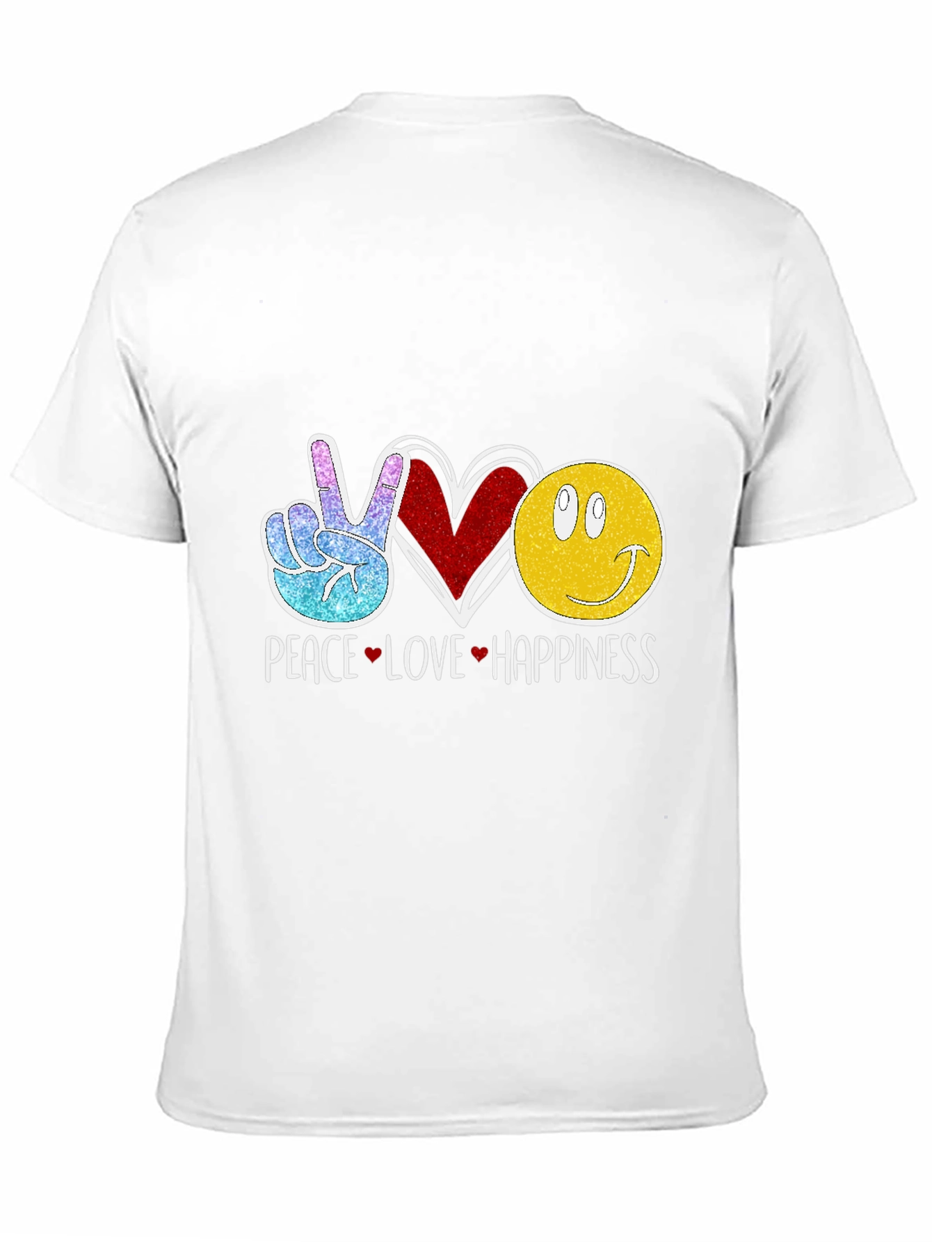 Peace Love Happiness Graphic Tee