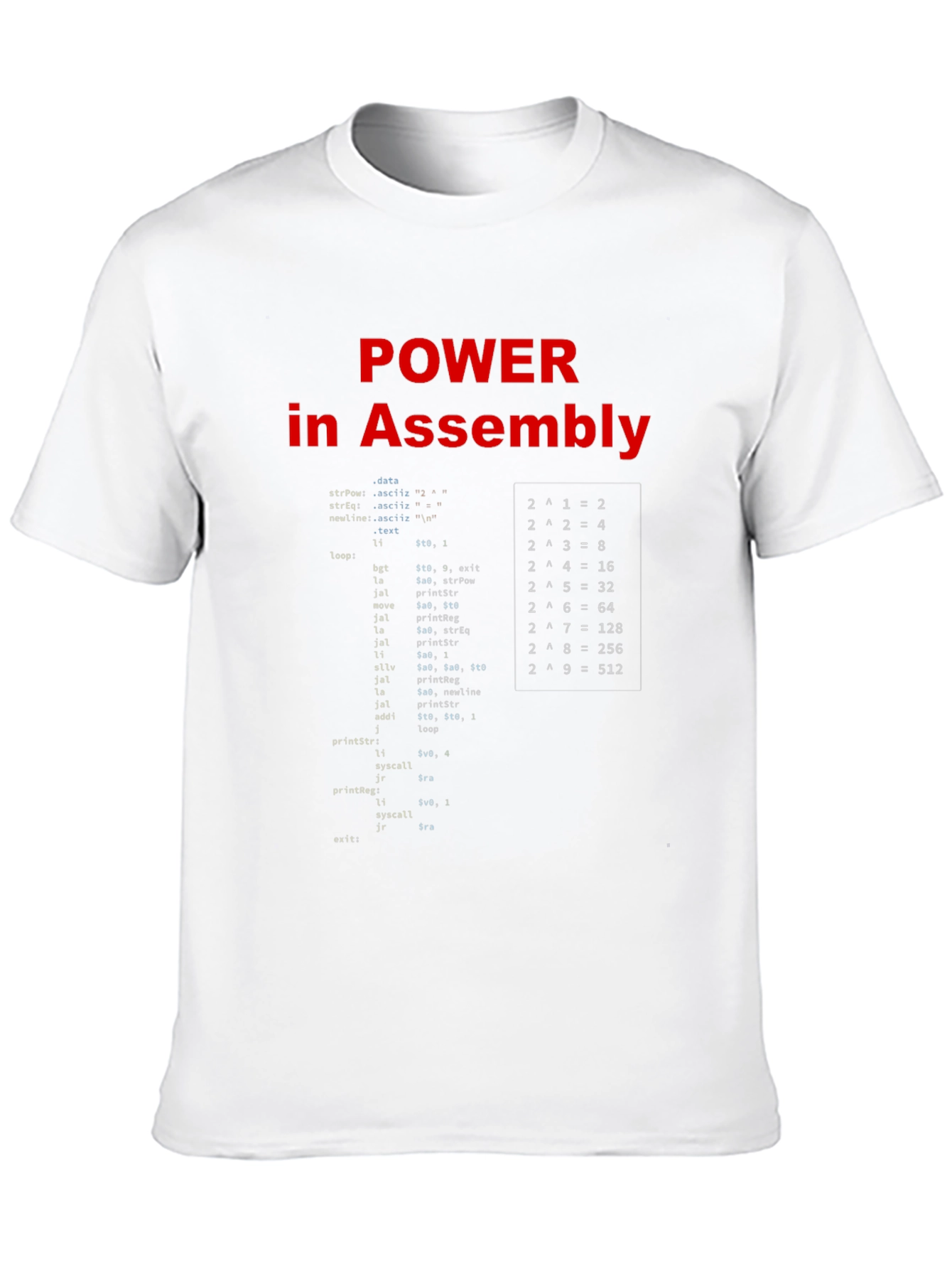 Power in Assembly Black T-Shirt